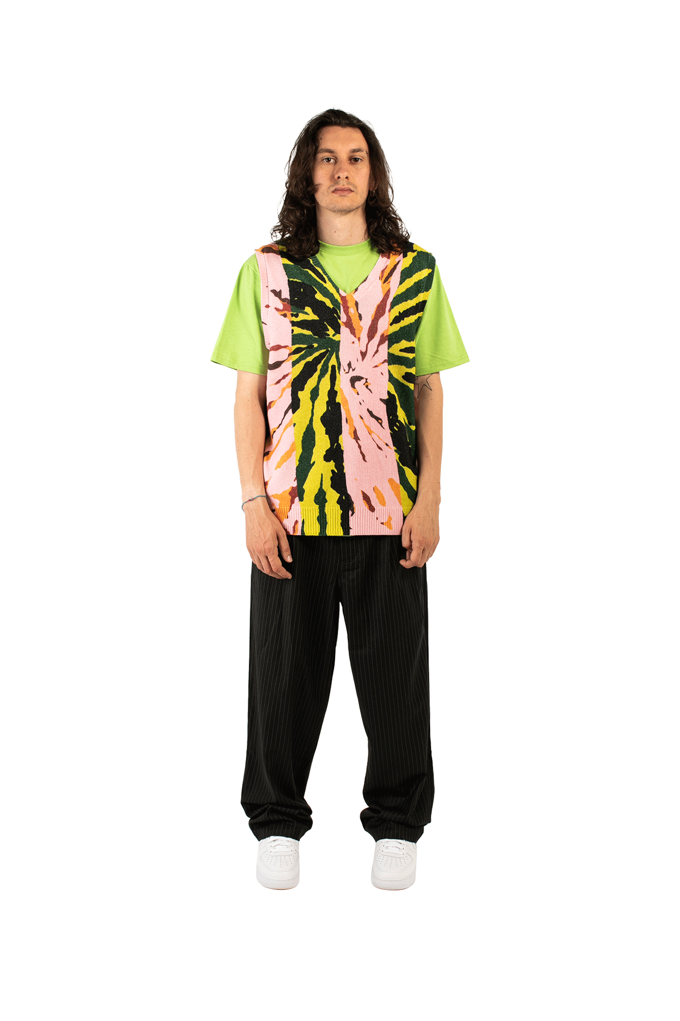 Printed Sweater Vest