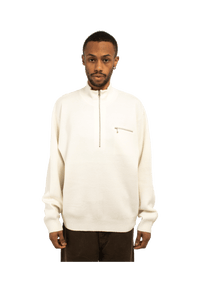 Half Zip Mock Neck Sweater