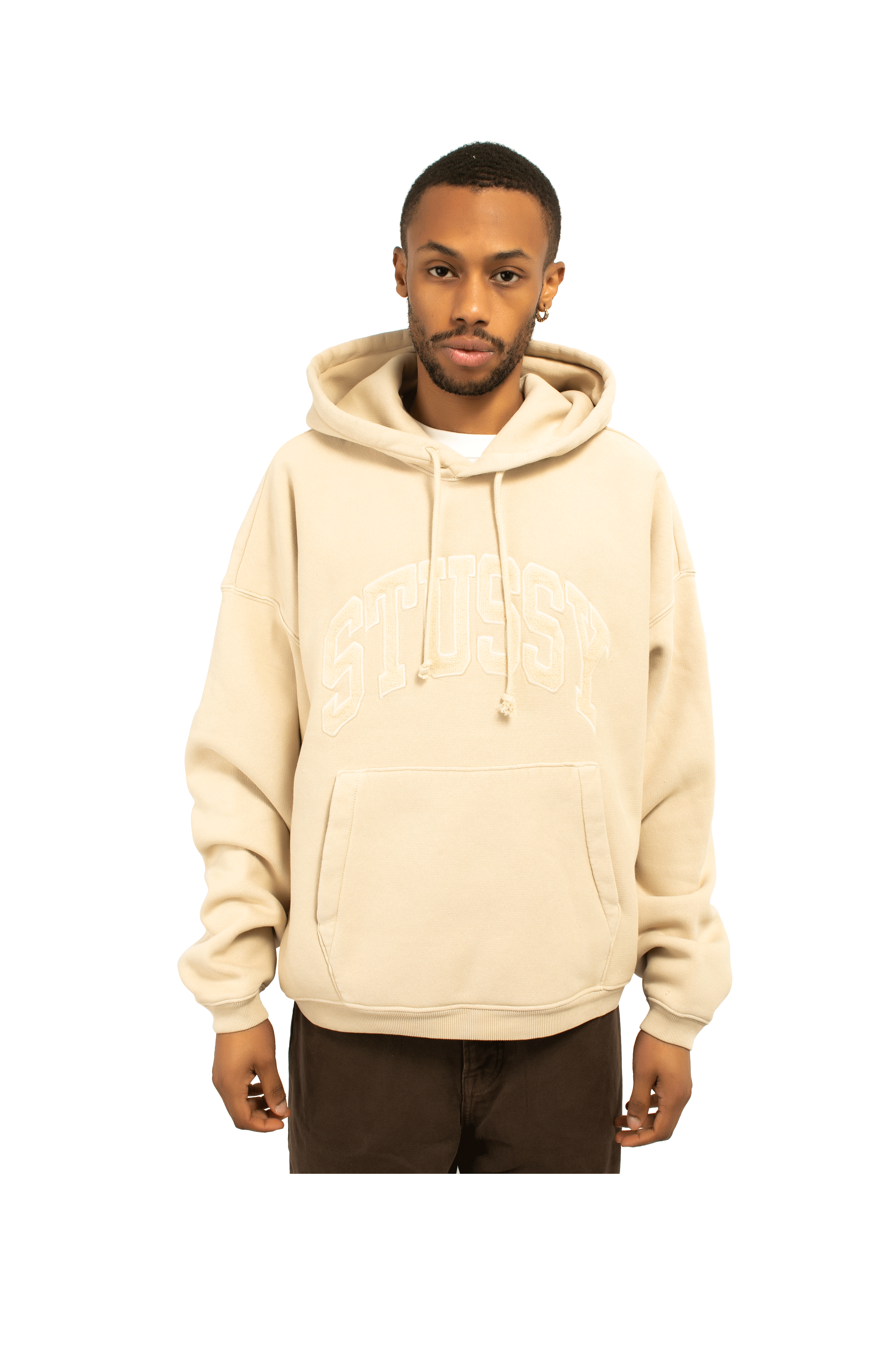 Embroidered Relaxed Hood