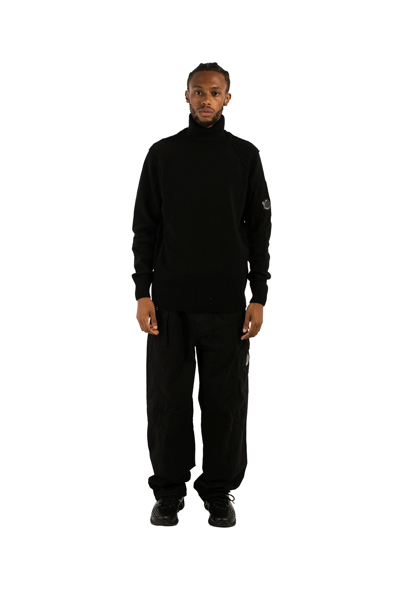 Lambswool Roll Neck Jumper