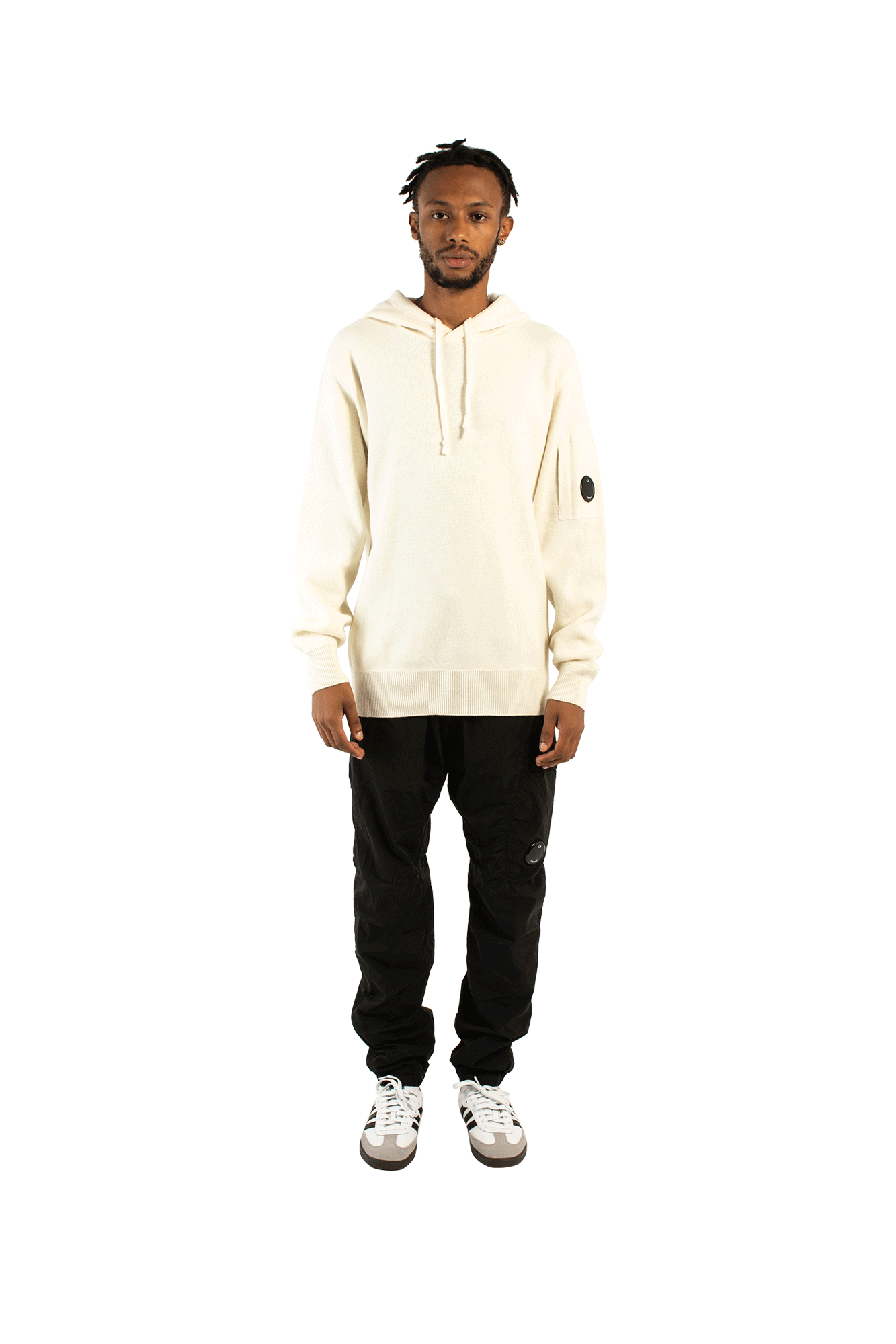 Lambswool Hooded Sweatshirt