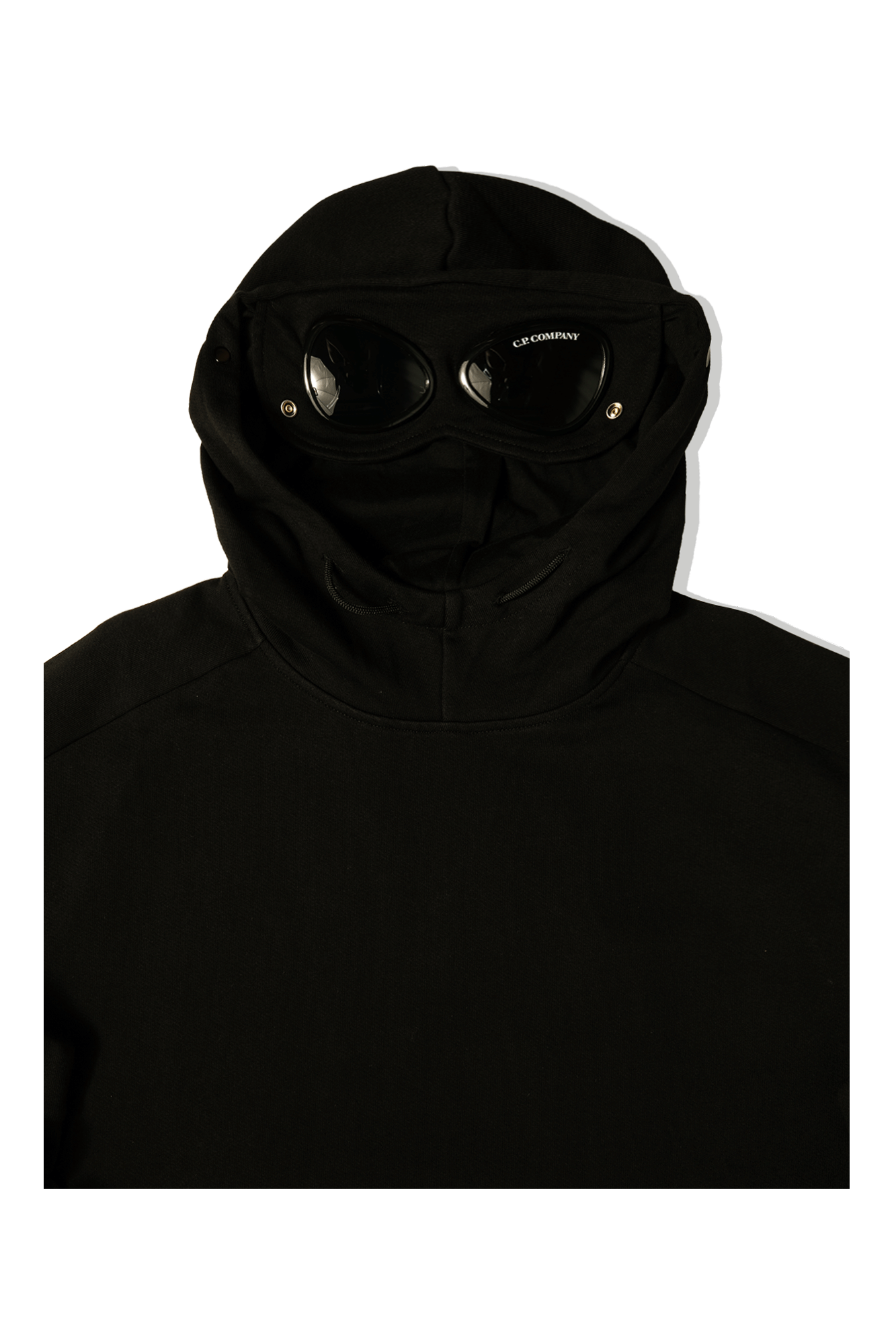 Diagonal Raised Goggle Hooded Sweatshirt