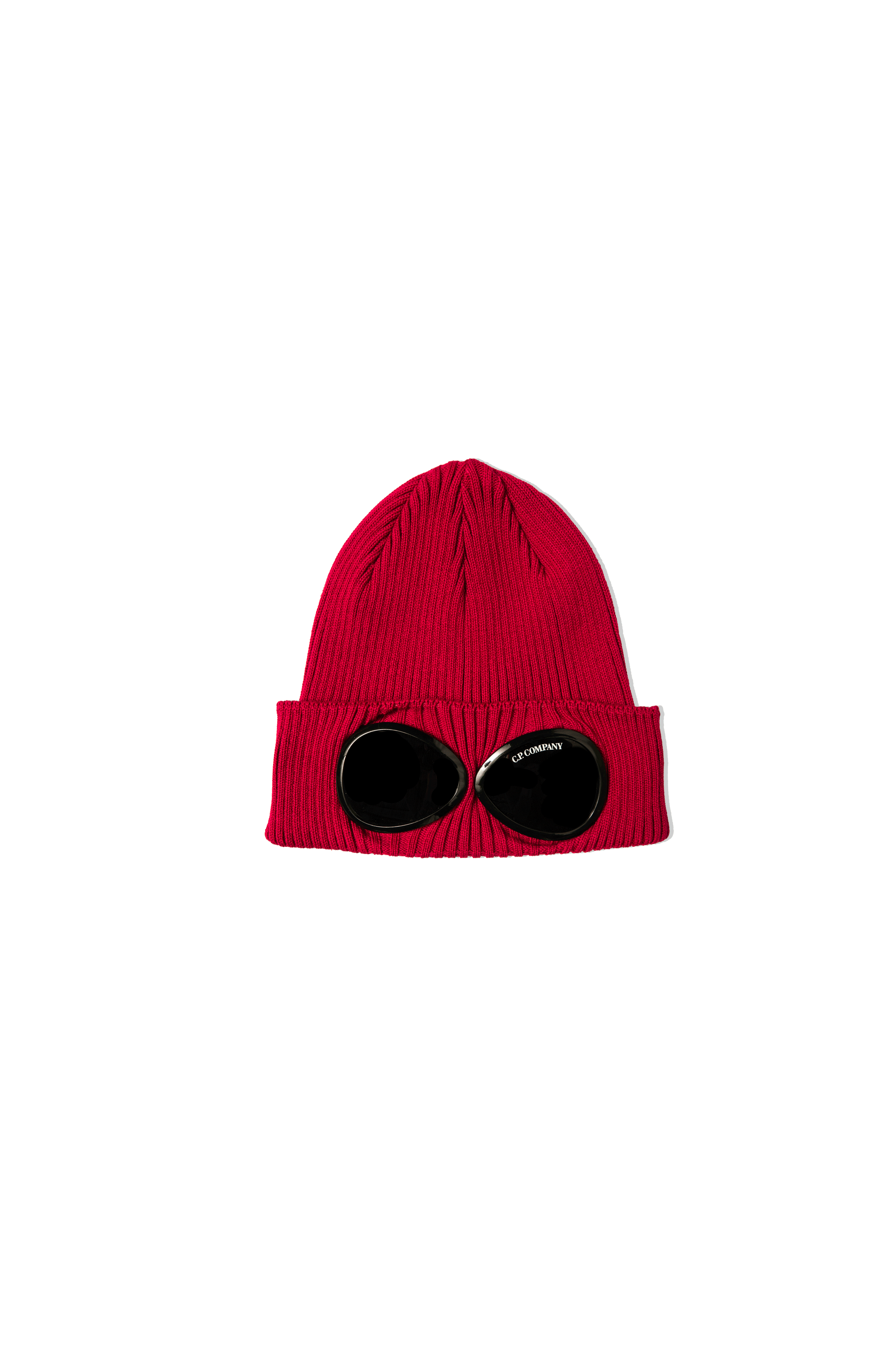Cotton goggle beanie one block down