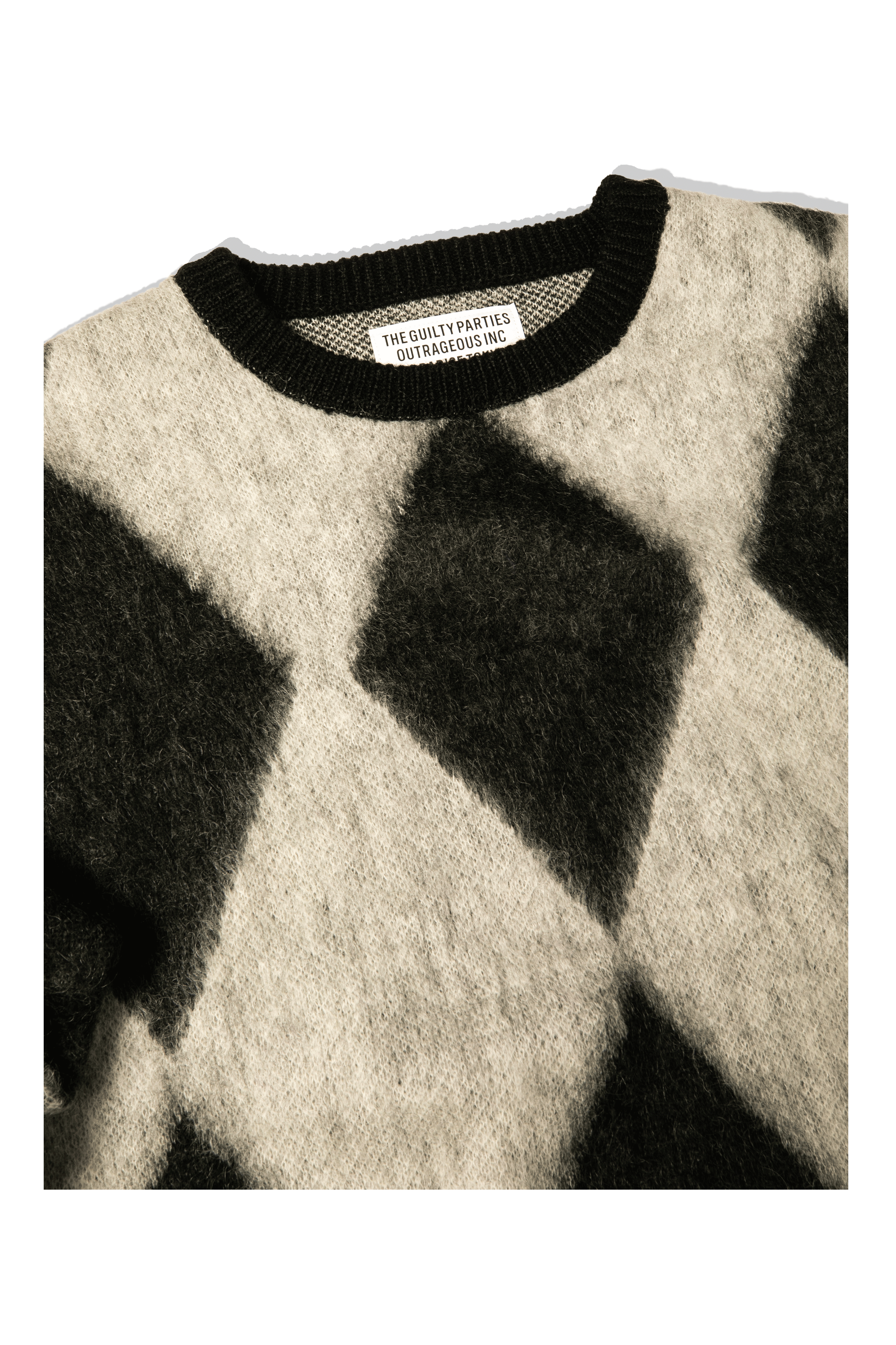 Diamond Mohair Crewneck Sweatershirt