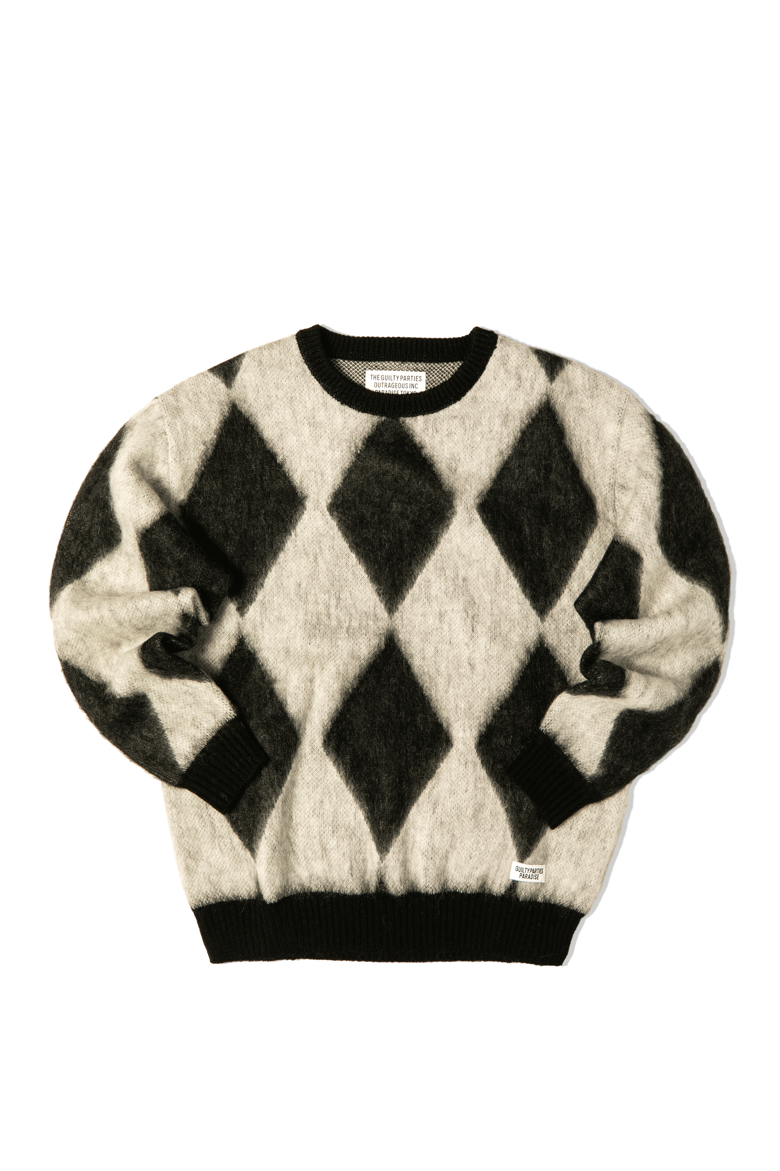 Diamond Mohair Crewneck Sweatershirt