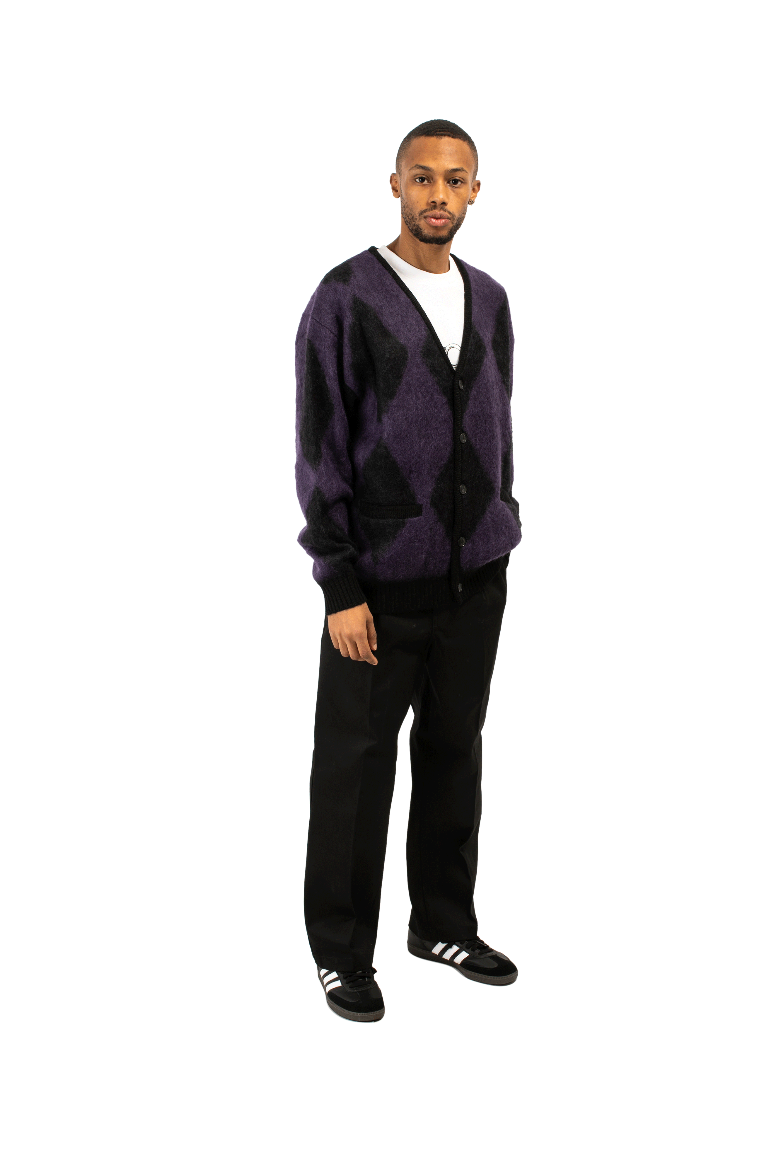 Diamond Mohair Cardigan