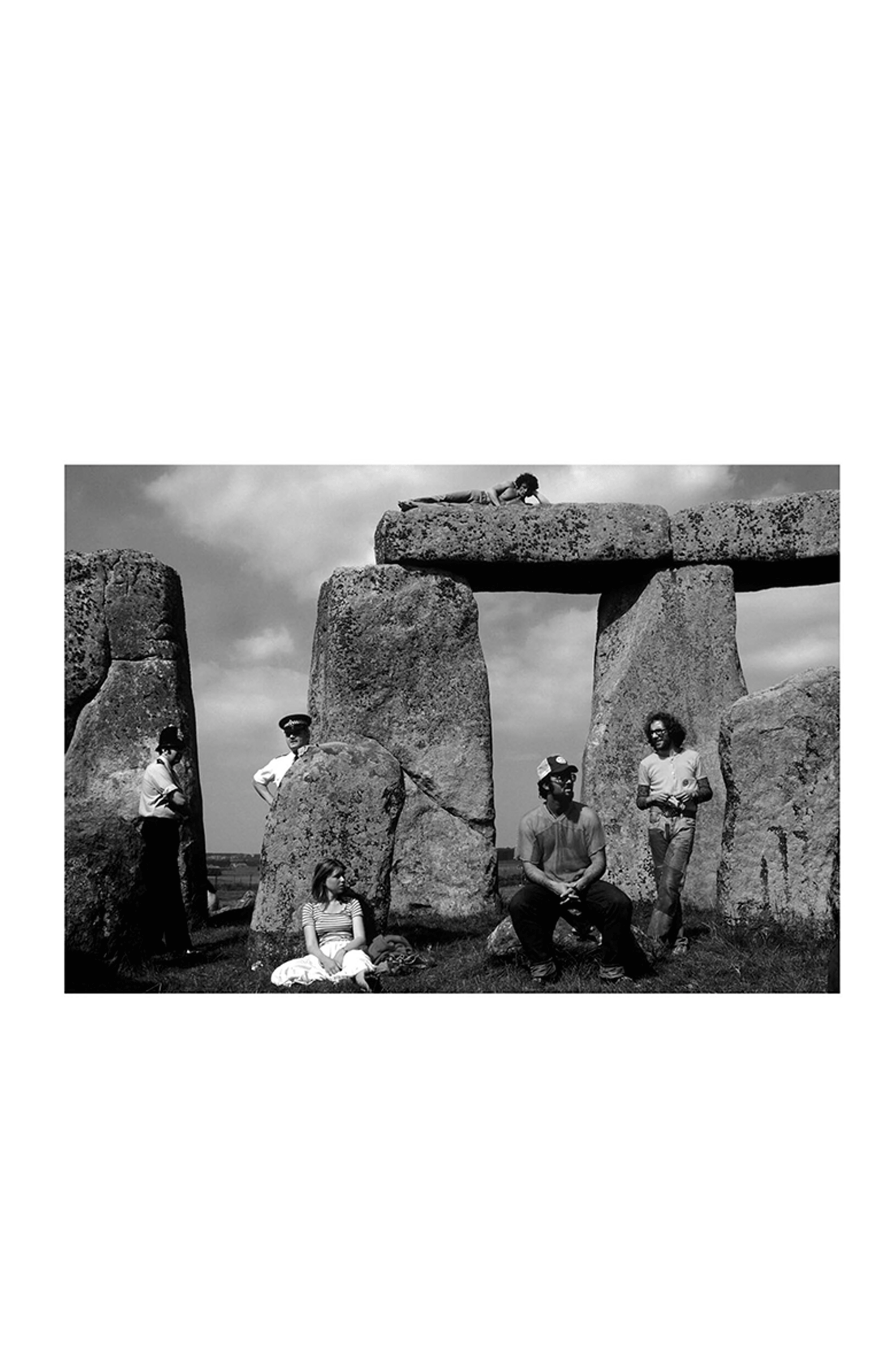 Homer Sykes - Stonehenge 1970s Counterculture