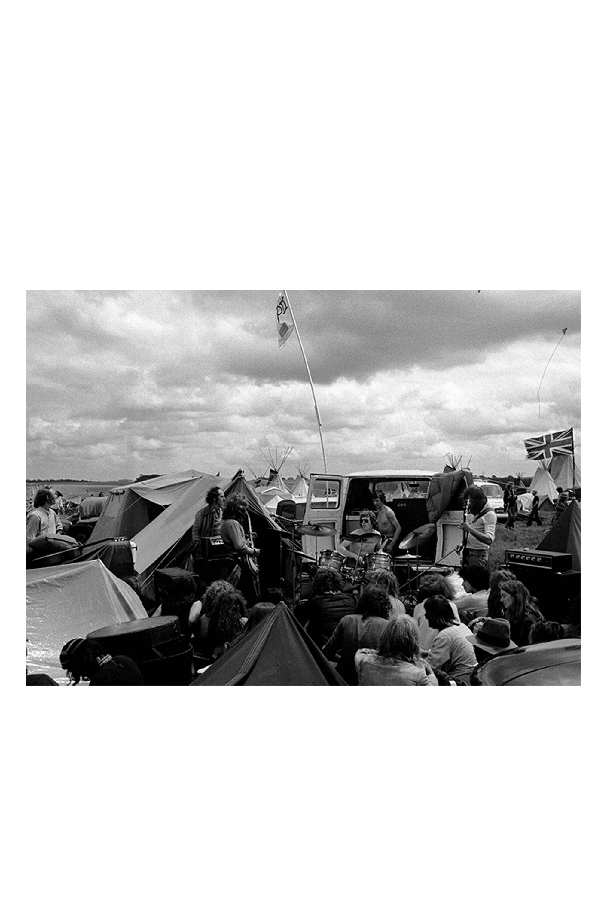 Homer Sykes - Stonehenge 1970s Counterculture