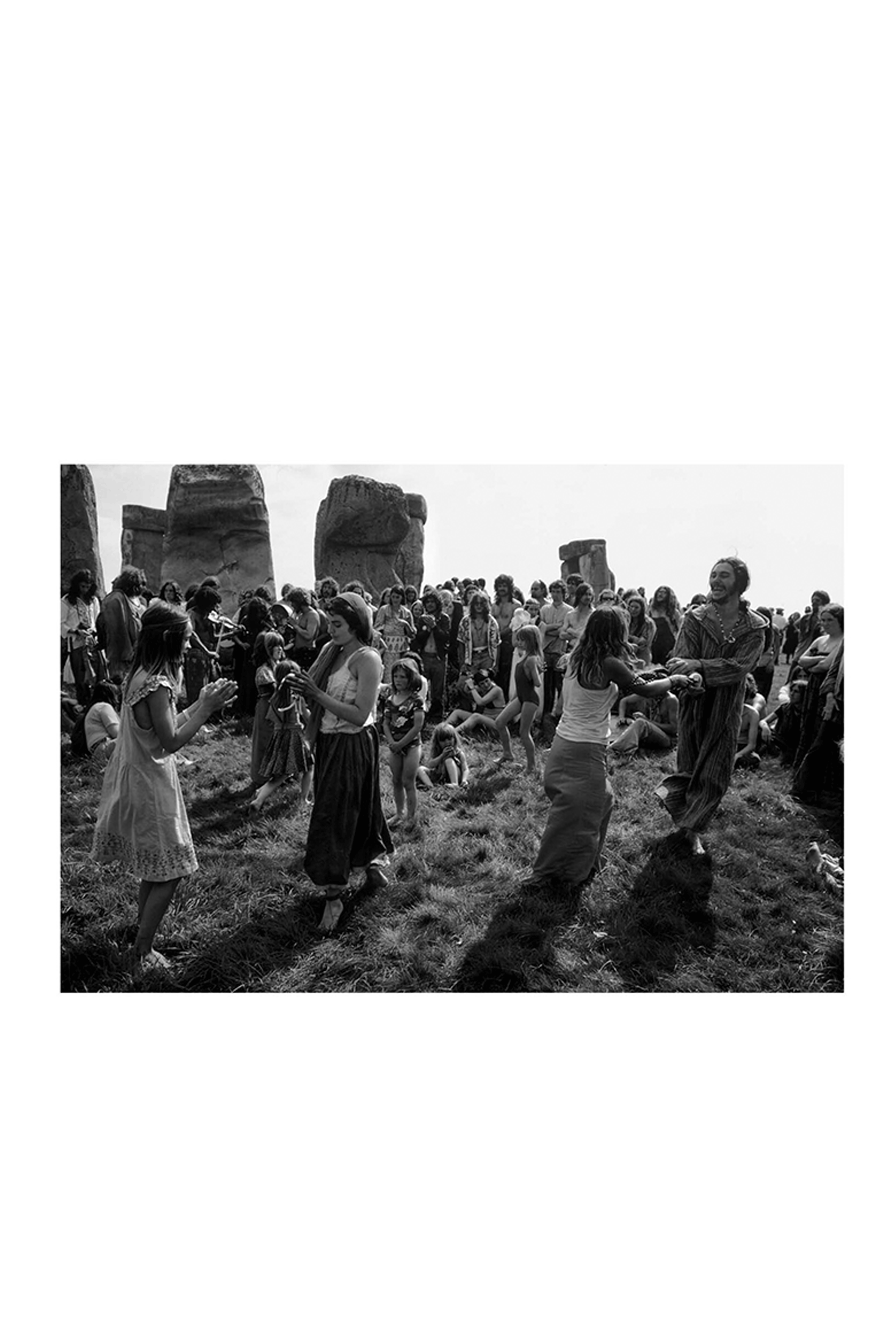 Homer Sykes - Stonehenge 1970s Counterculture