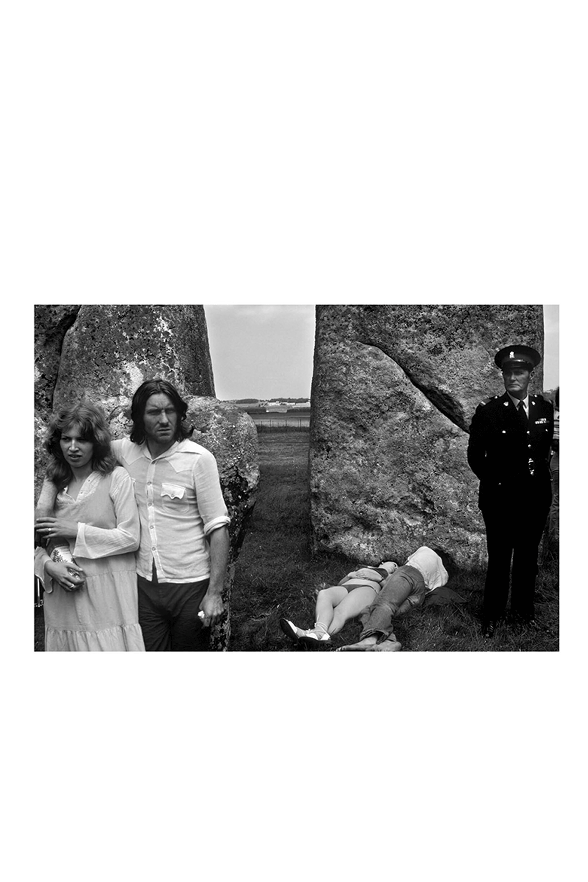 Homer Sykes - Stonehenge 1970s Counterculture