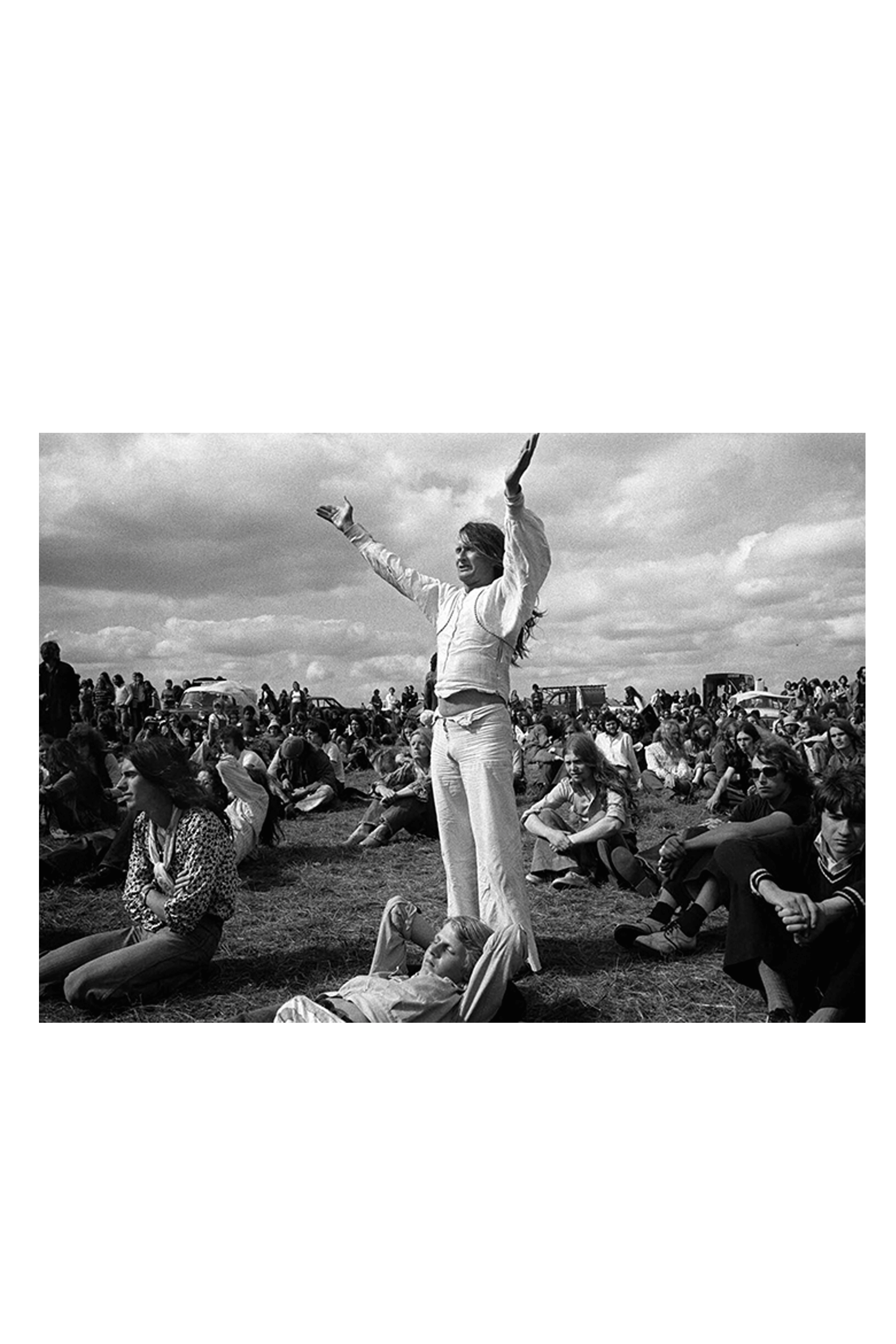 Homer Sykes - Stonehenge 1970s Counterculture