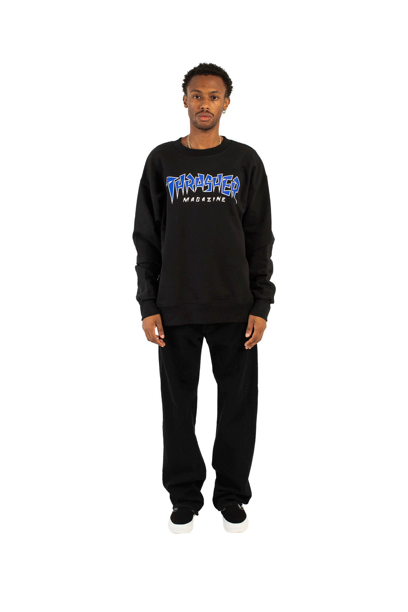 Jagged Logo Crewneck Sweatshirt