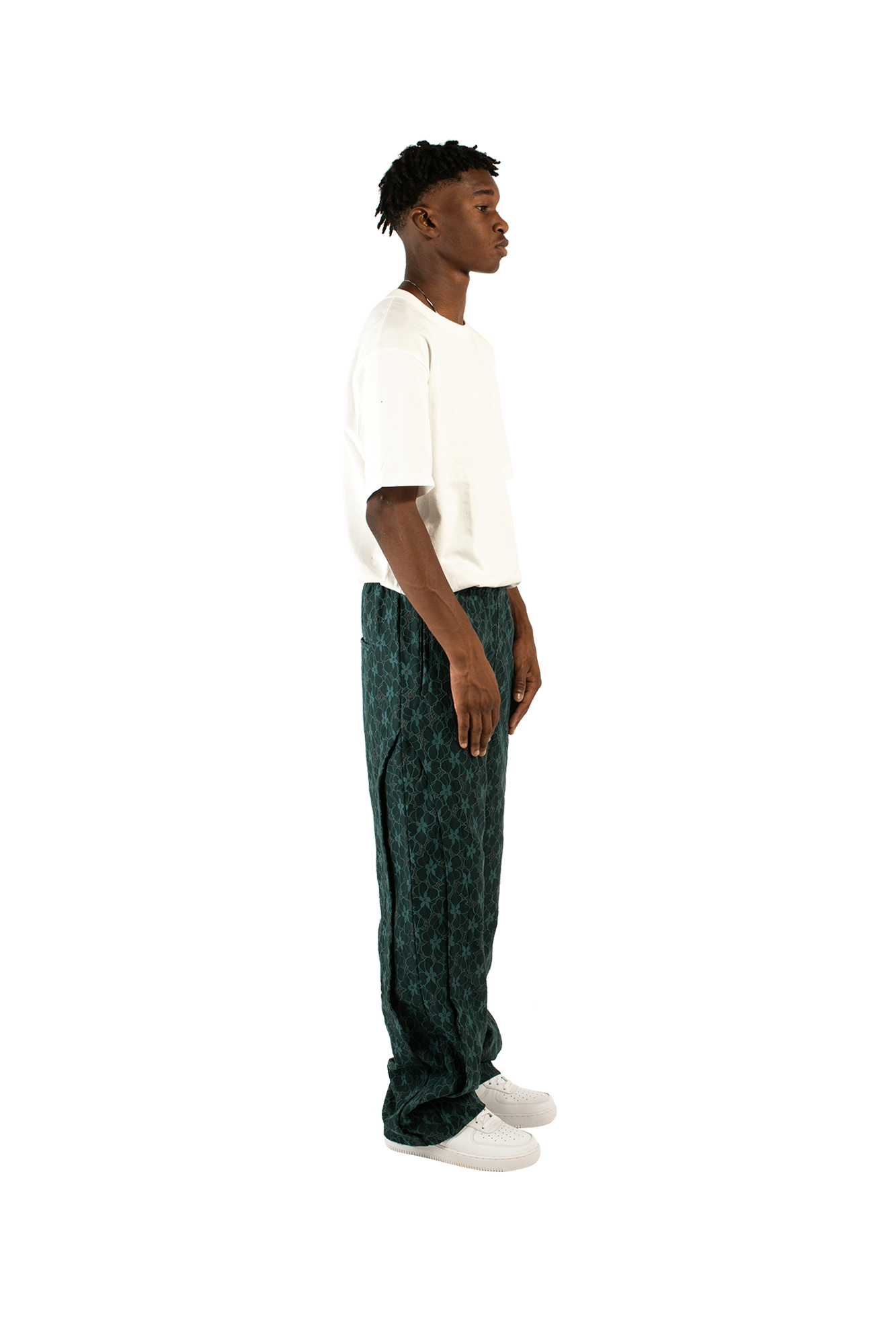 Flower Lace Track Pants