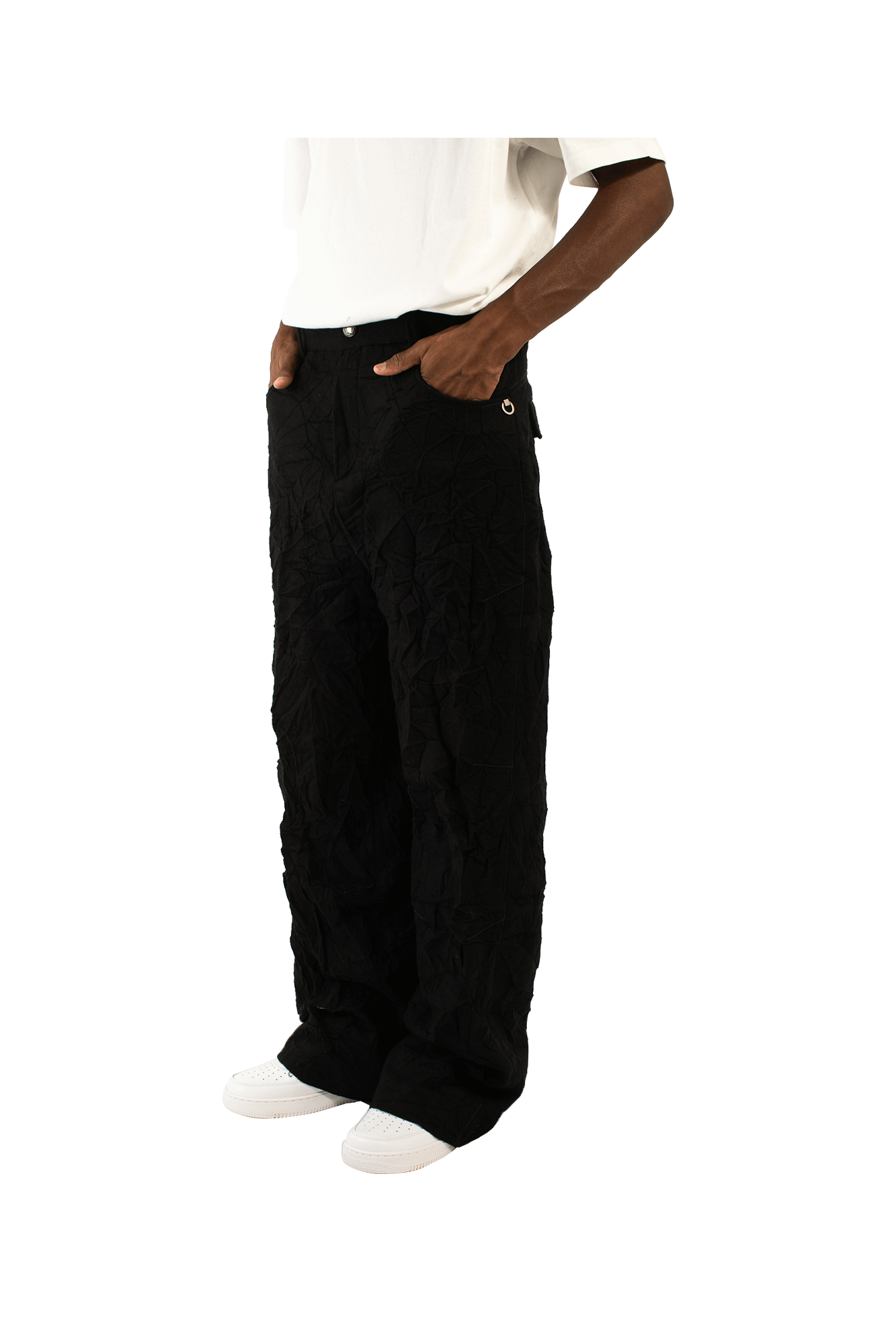 Belfort Wool Wide Leg Trousers