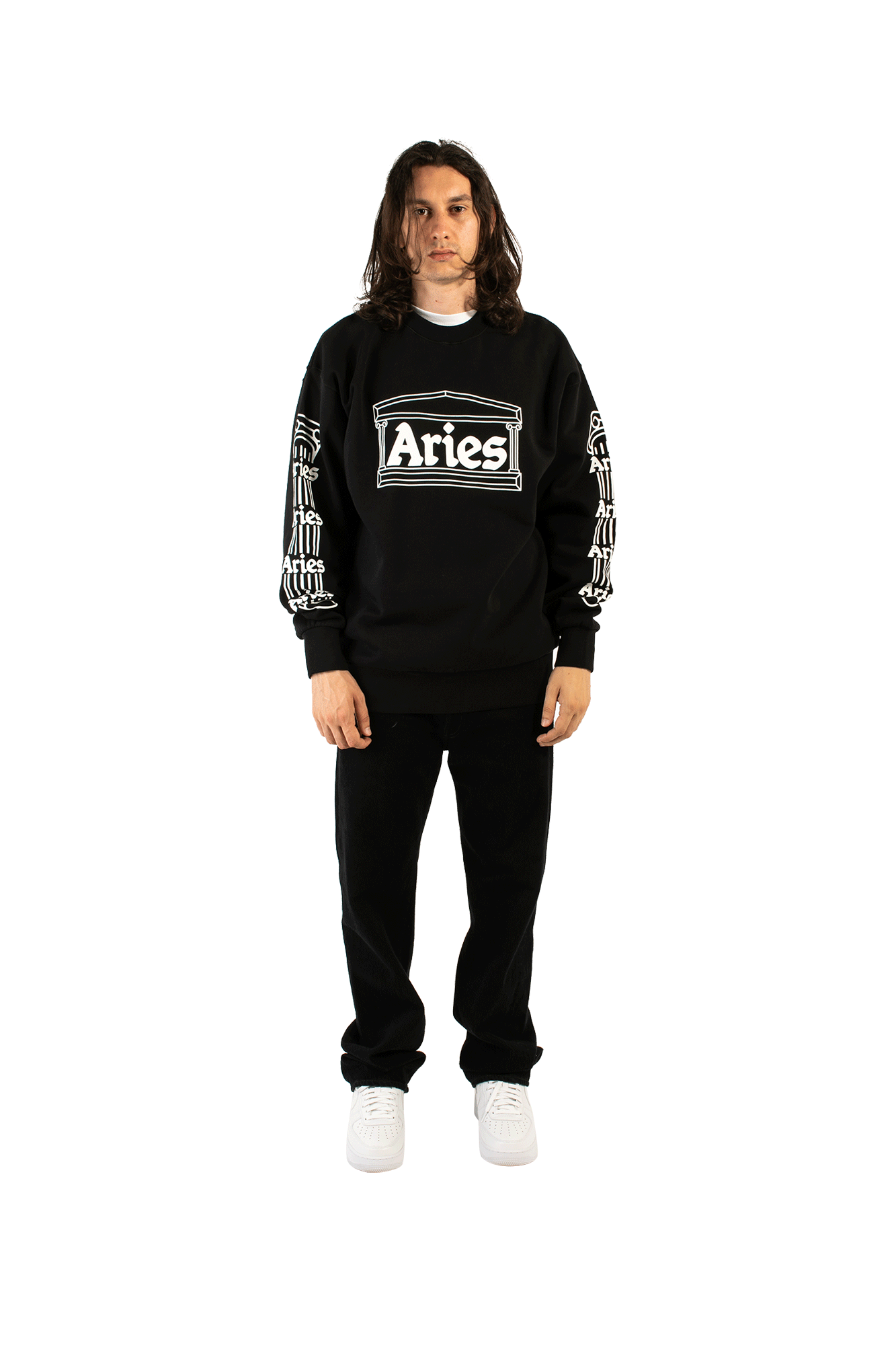 Column Crewneck Sweatshirt