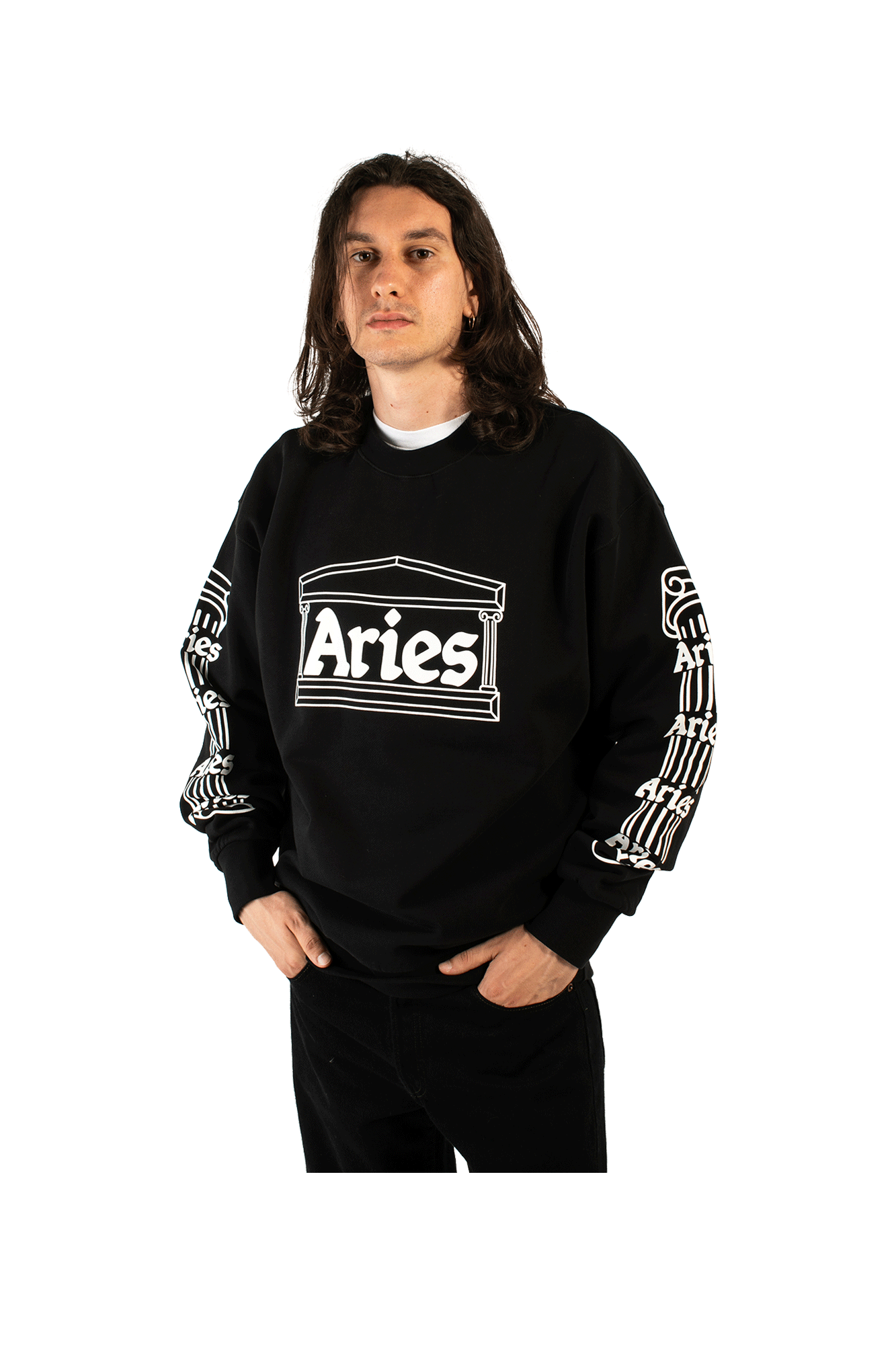 Column Crewneck Sweatshirt