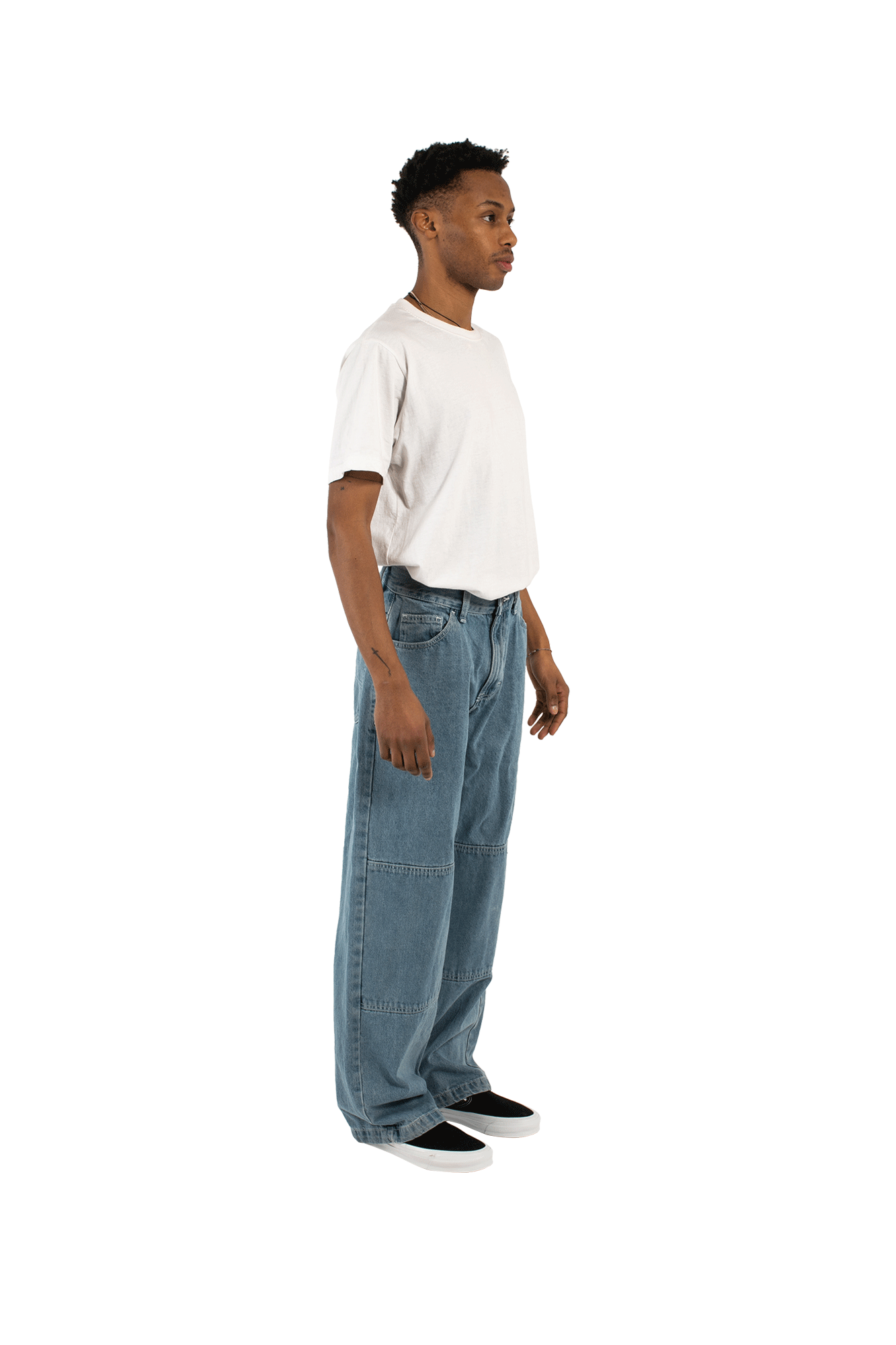 Double Knee Denim Pant