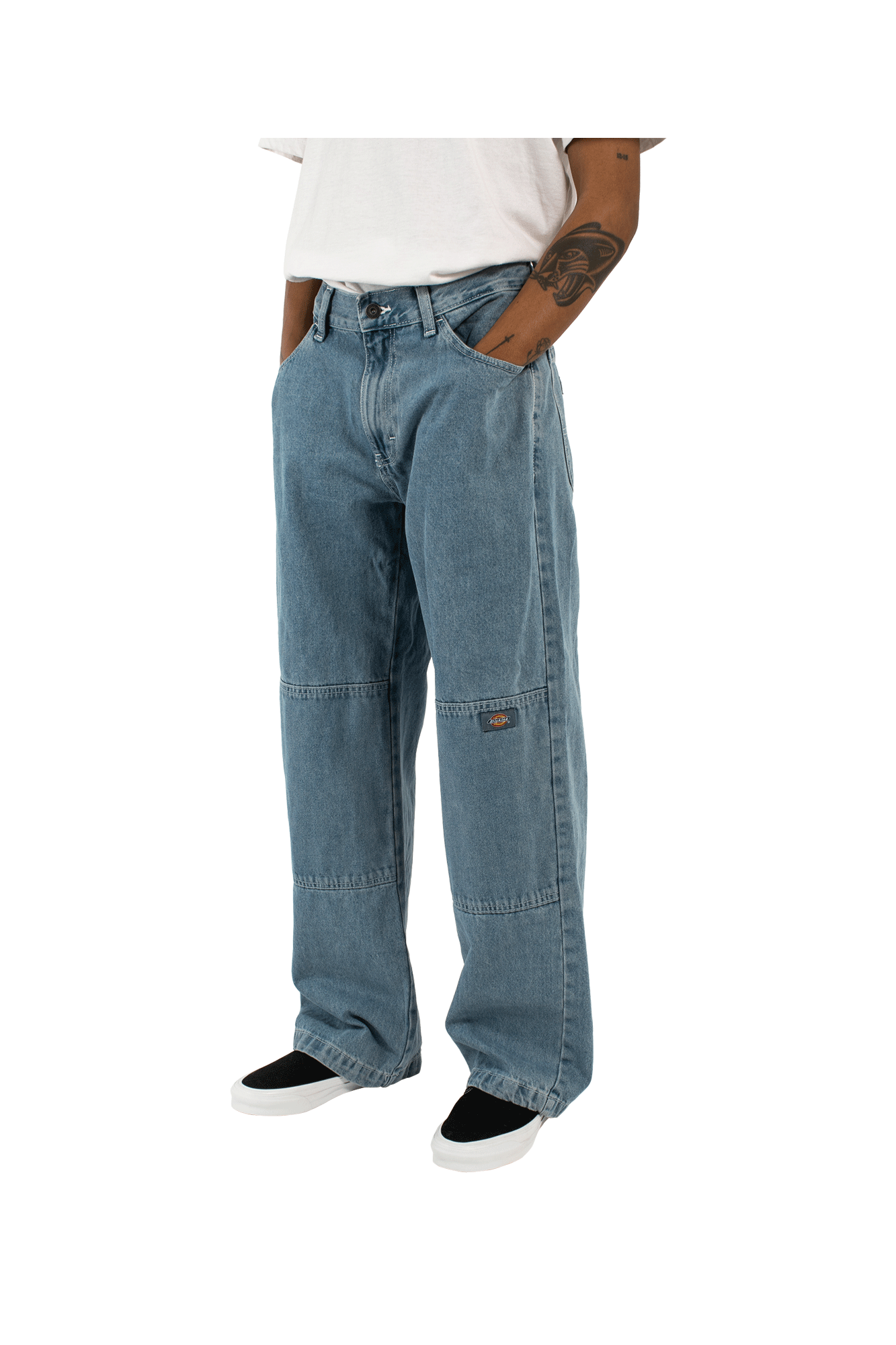 Double Knee Denim Pant