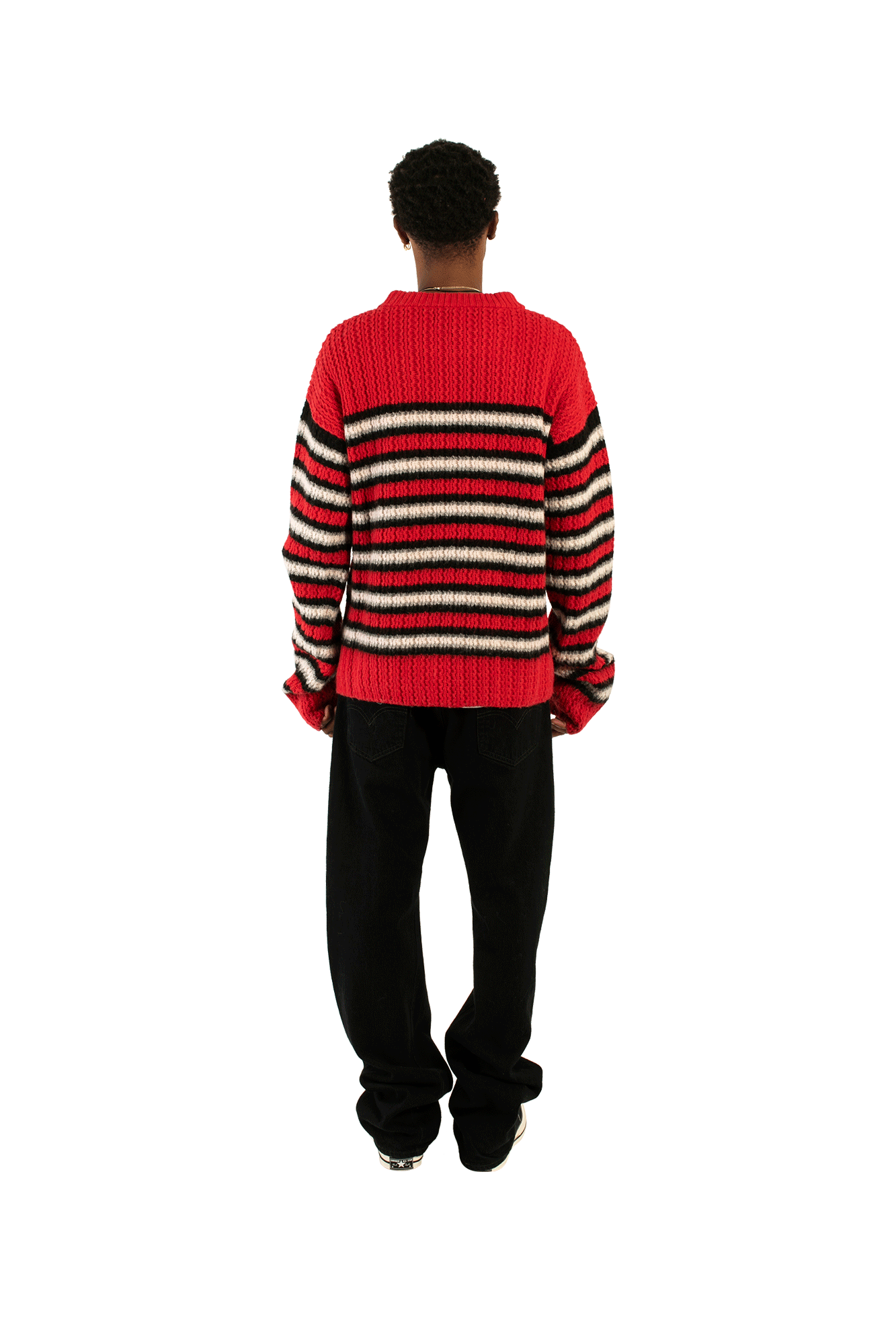 Stripes Crewneck Knitted Sweater