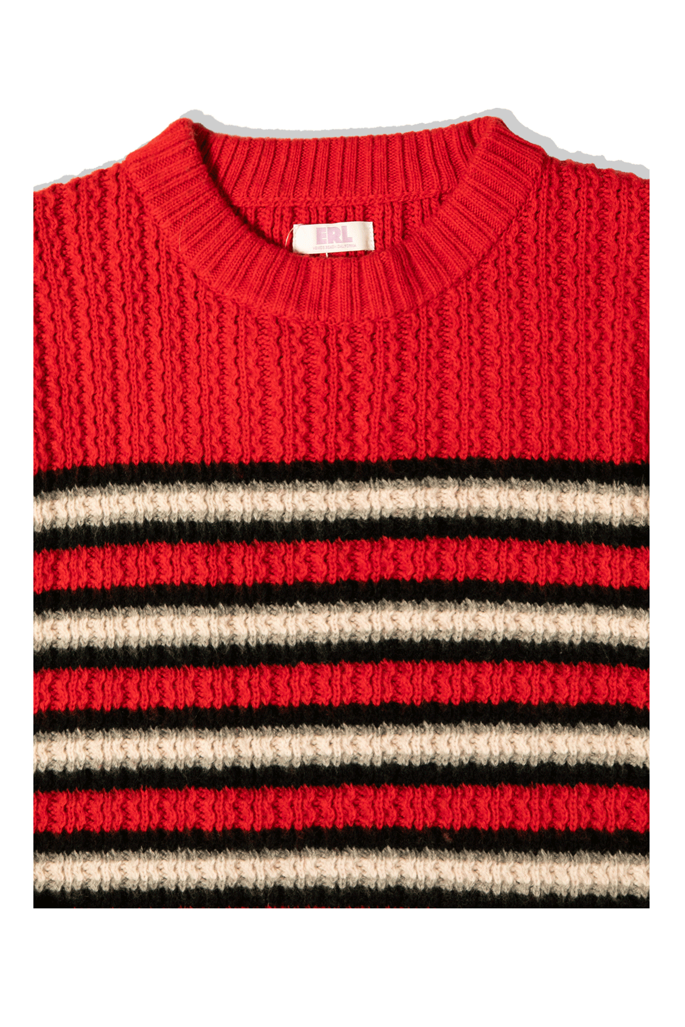 Stripes Crewneck Knitted Sweater