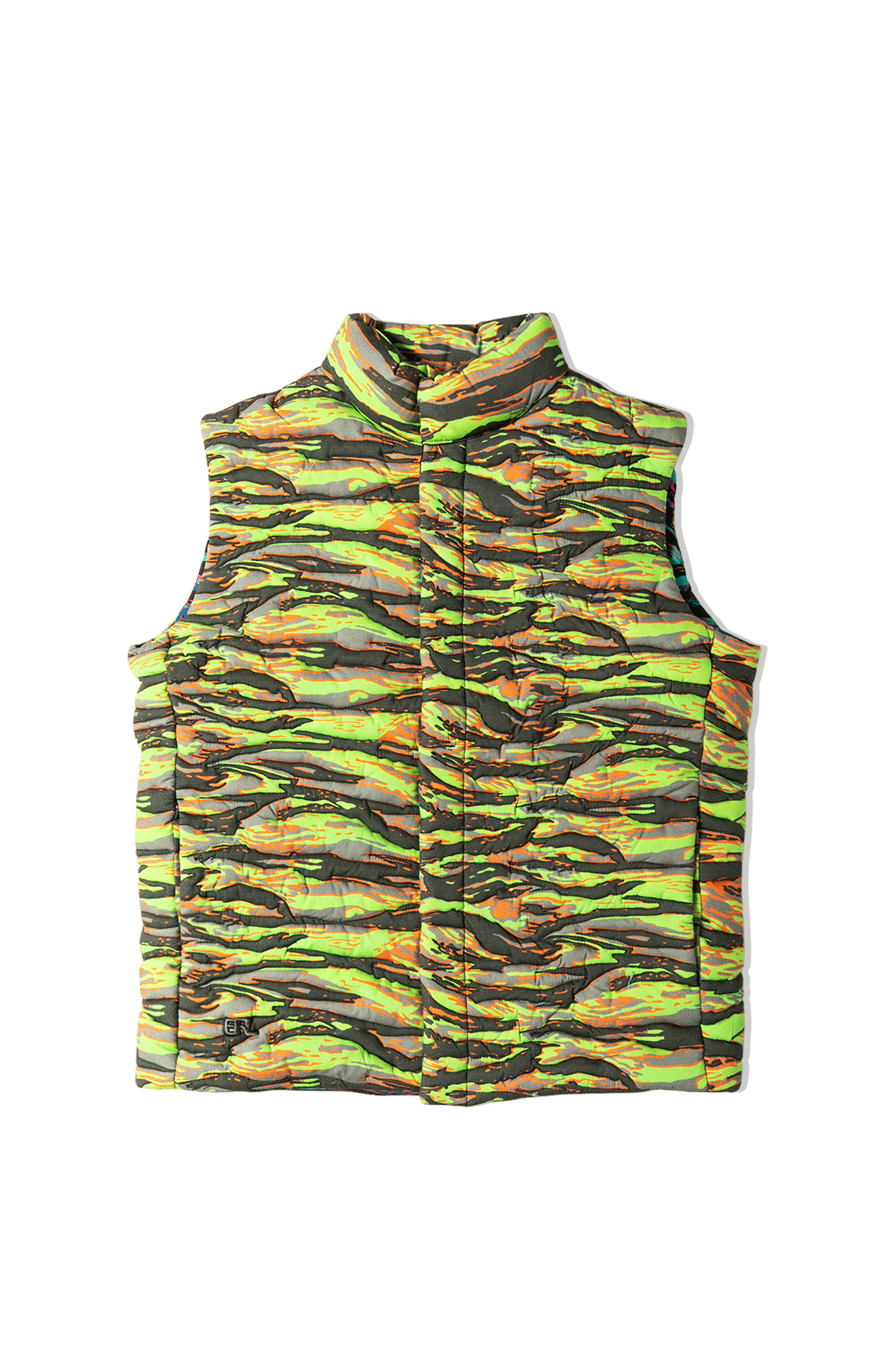 Printed Quilted Puffer Vest