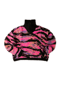 Jacquard Tiger Knitted Swater