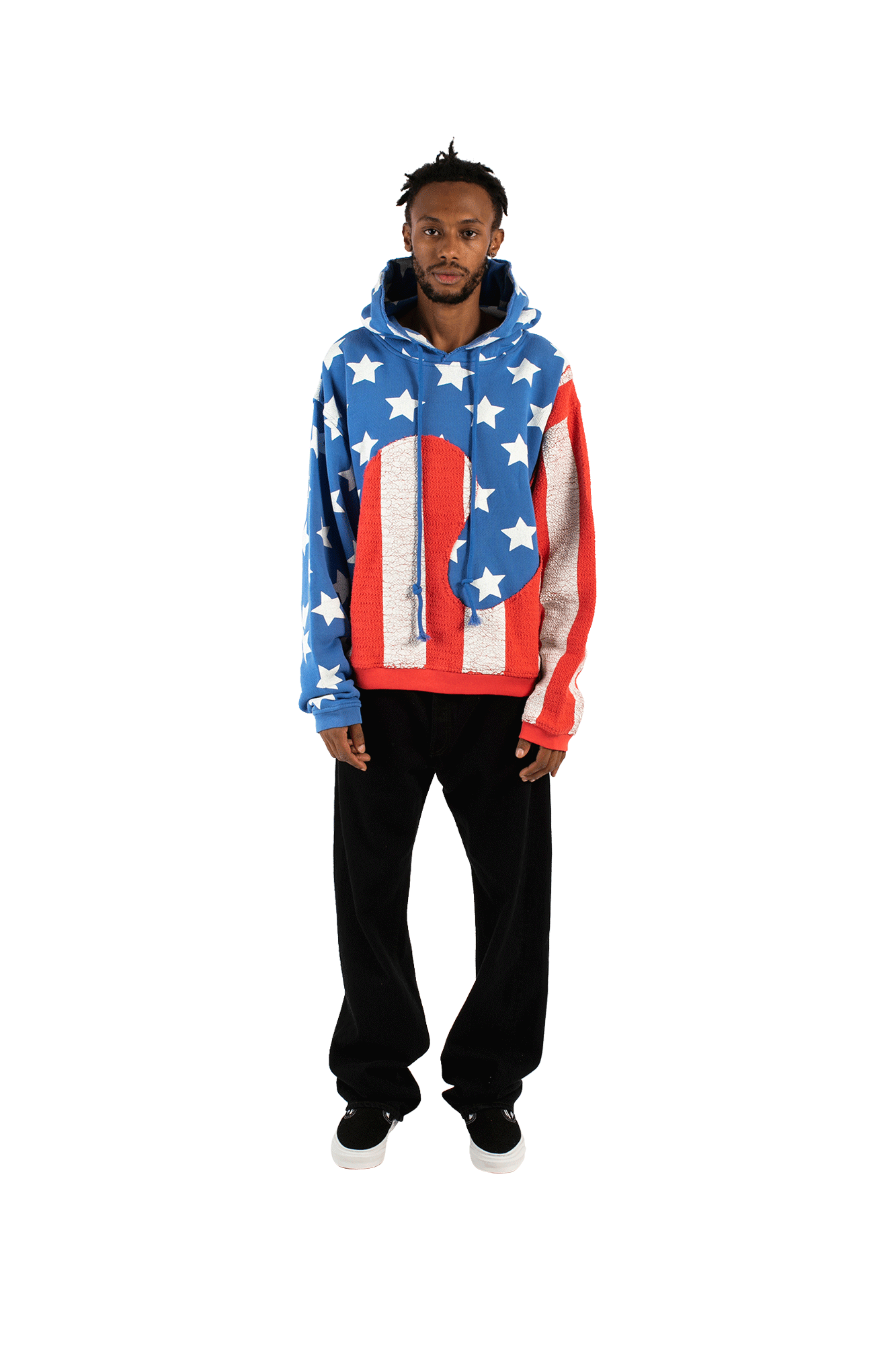 Stars And Stripes Swirl Hooded Sweatshirt