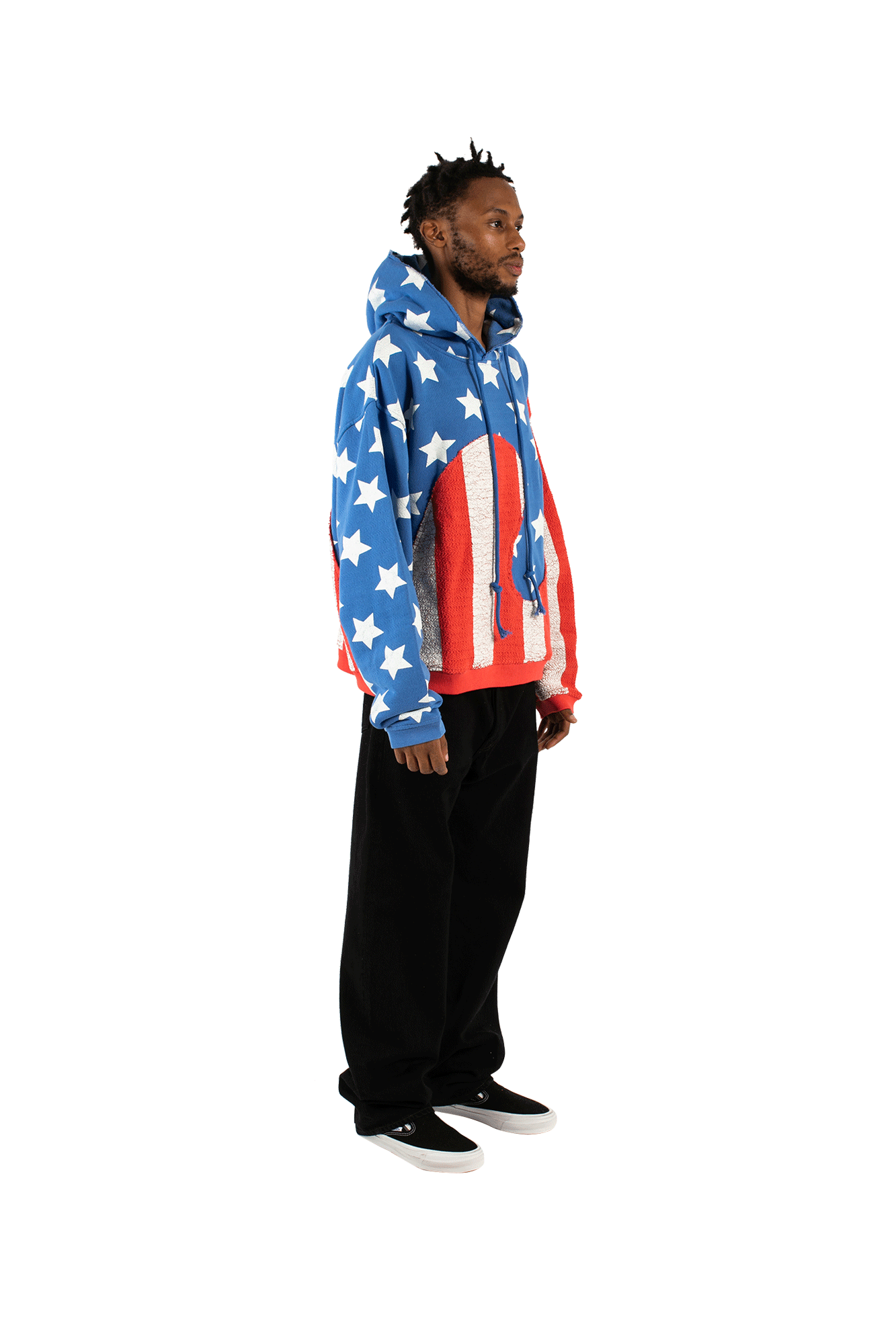 Stars And Stripes Swirl Hooded Sweatshirt