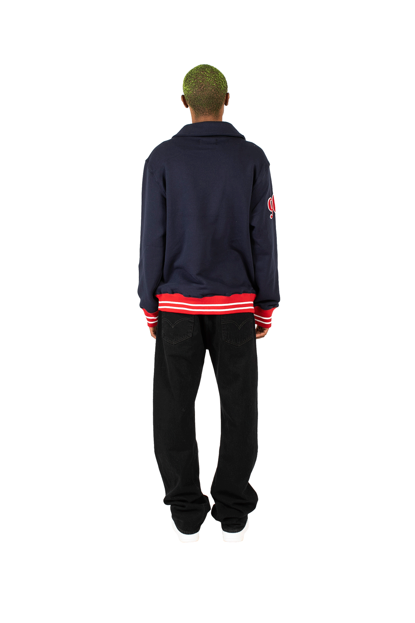 Academy Logo Quarter Zip Sweater