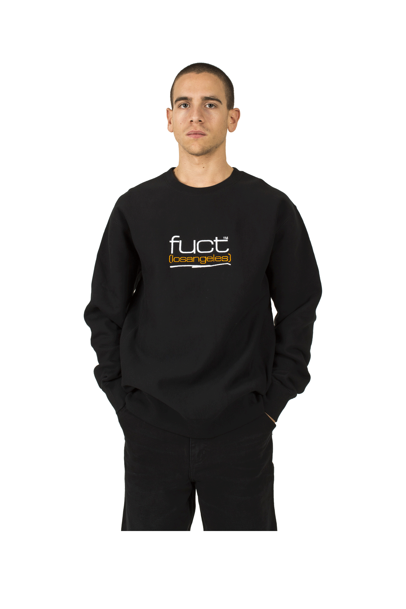 FUCT LA EMBROIDERED Crewneck sweatshirt