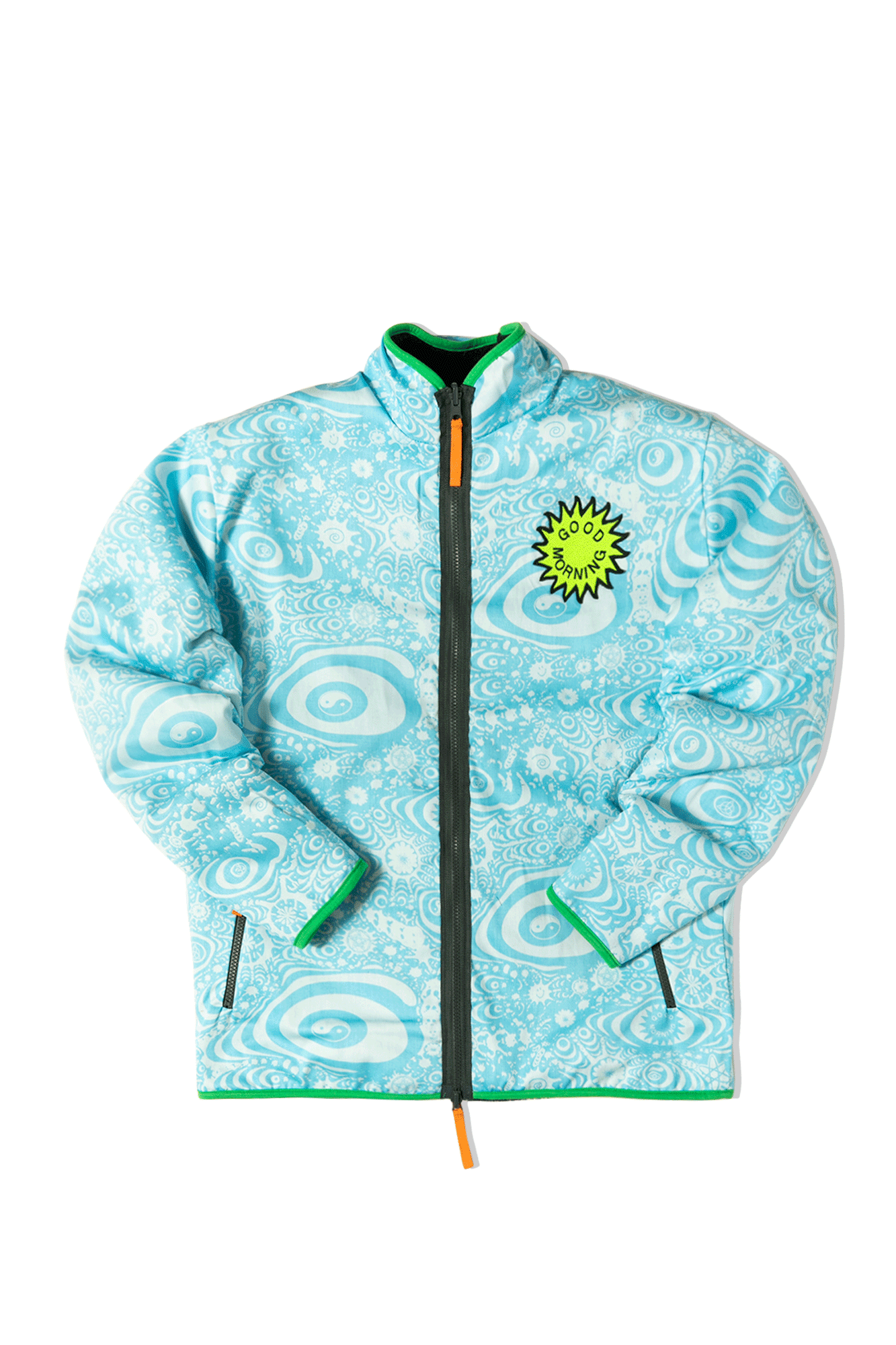 Reversible Polar Fleece Zip Thru Jacket