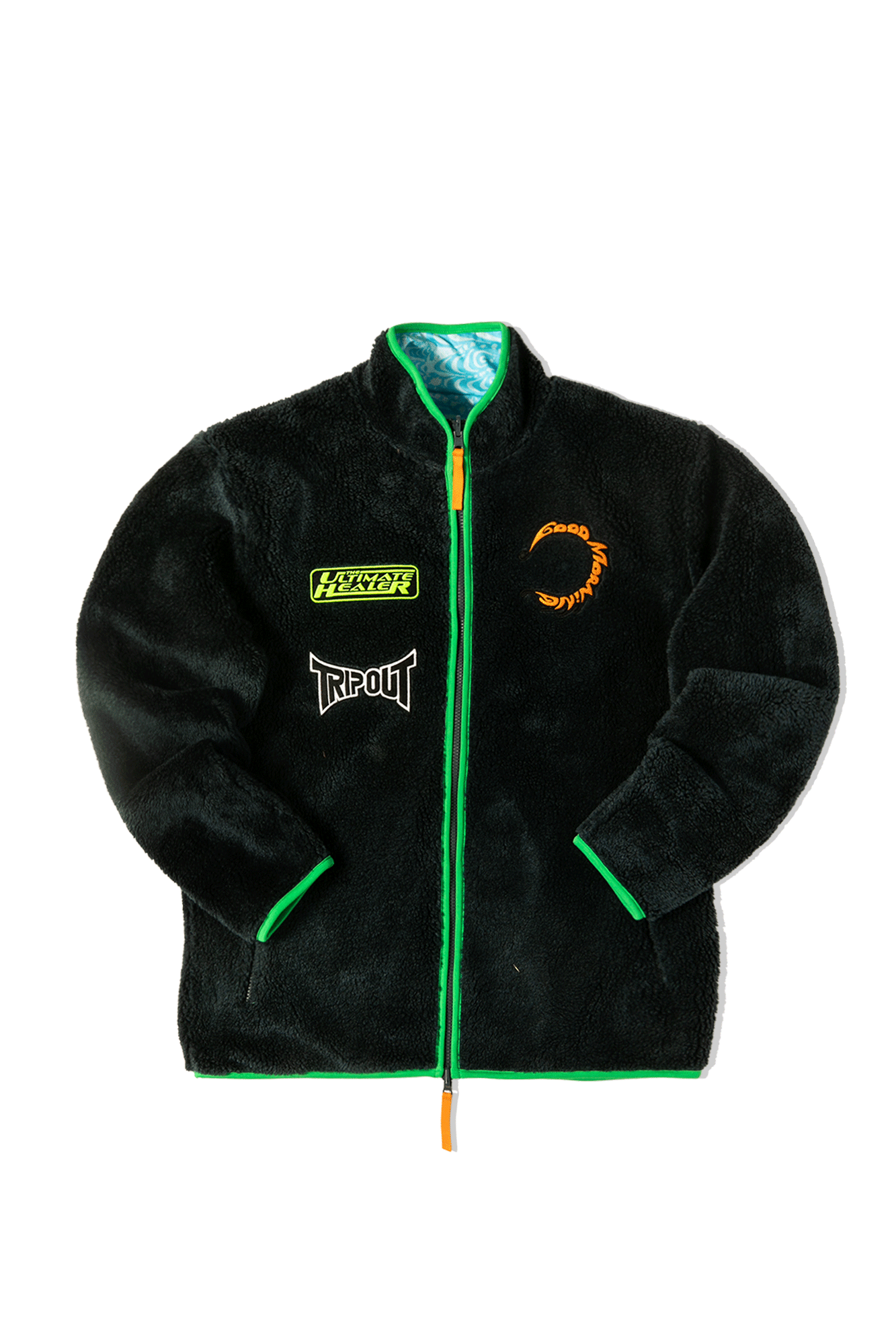 Reversible Polar Fleece Zip Thru Jacket