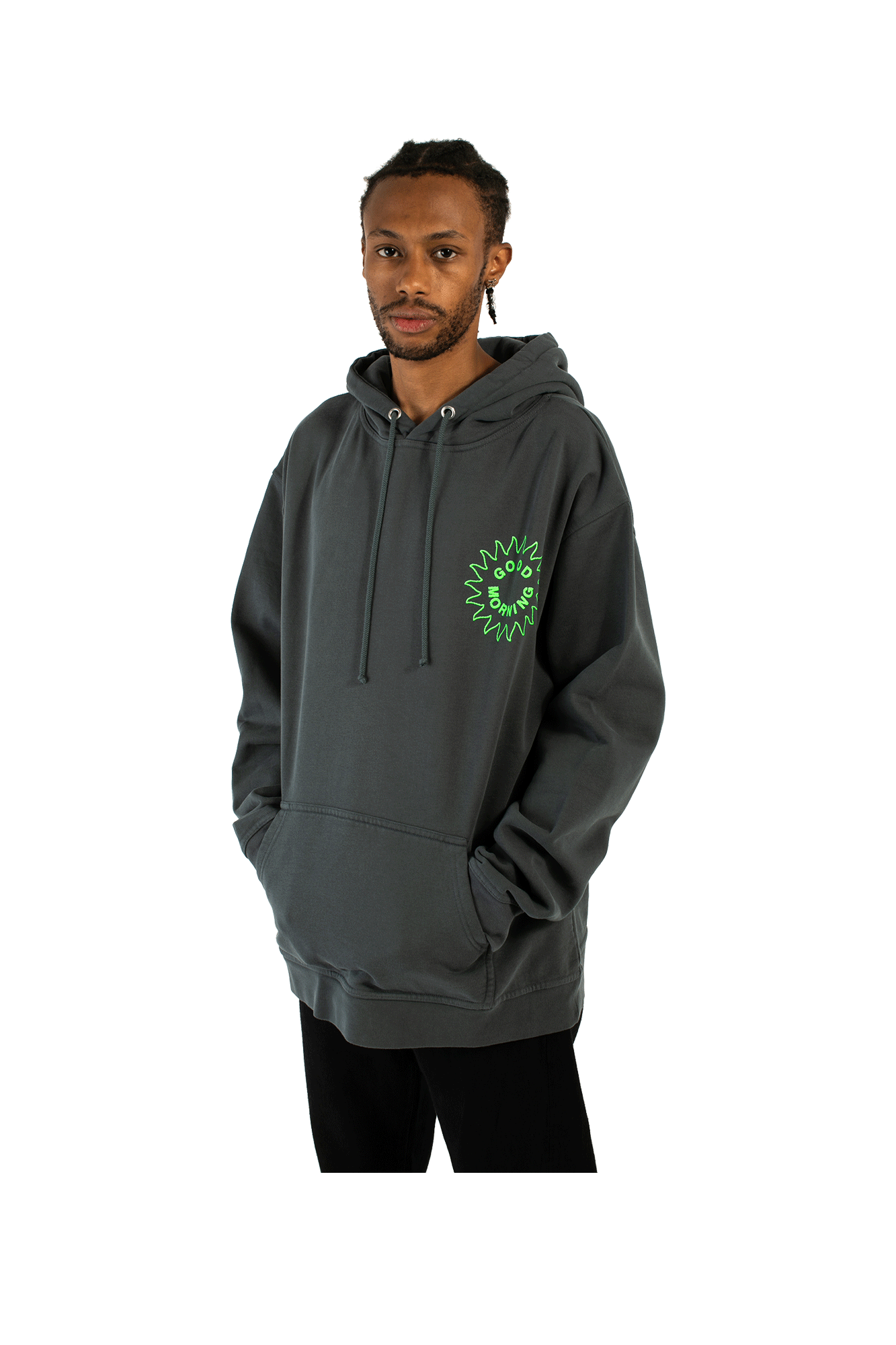 Sun Logo Fleece Pullover Hood