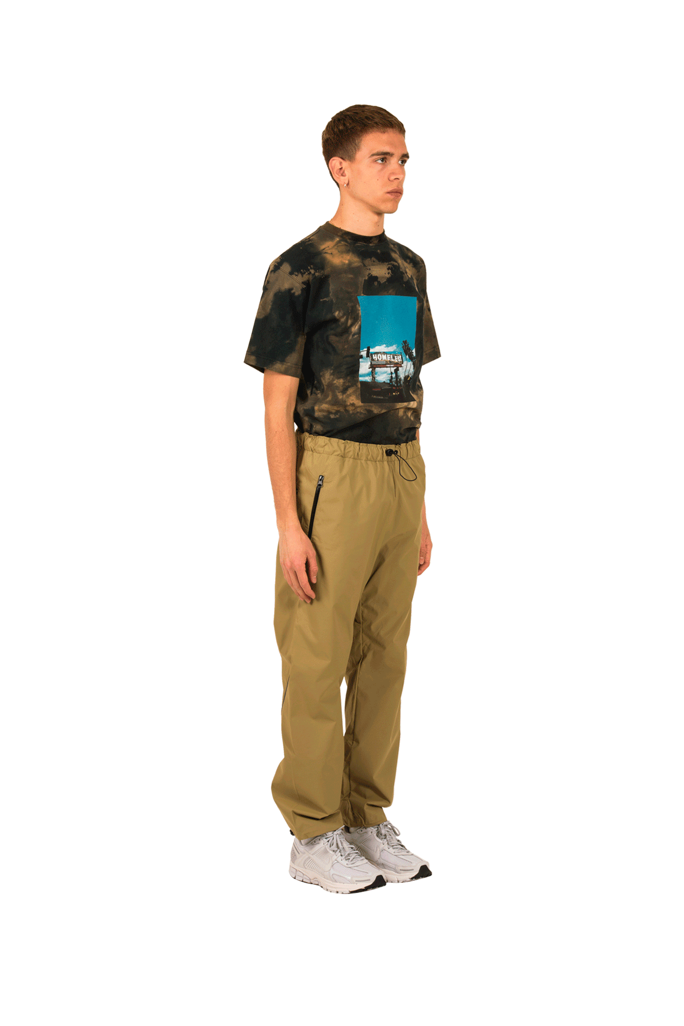 Human Resistance Pantaloni HR Windbreaker Pants Verde [option2] - One Block Down