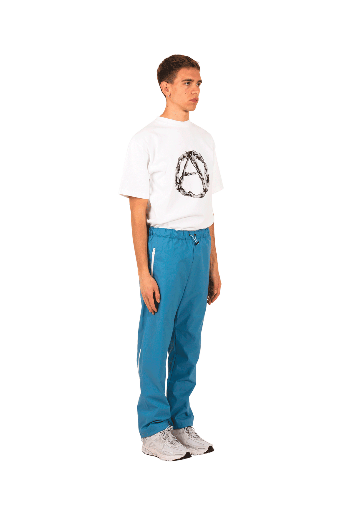 Human Resistance Pantaloni HR Windbreaker Pants  Blu [option2] - One Block Down