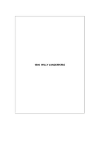 Willy Vanderperre 1500