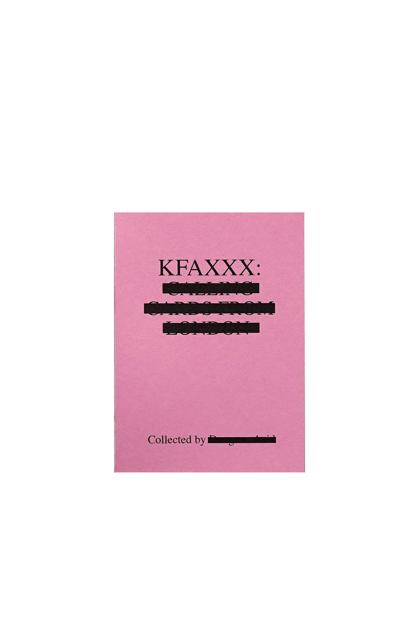 KFAXXX: Calling Cards From London