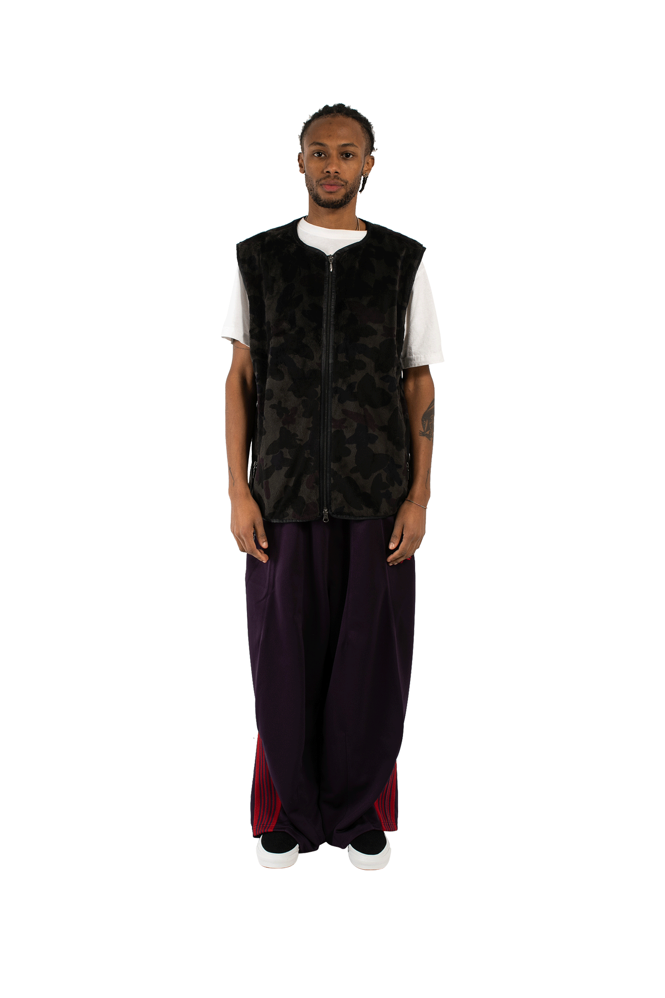 Papillon Micro Fur W.U. Piping Vest