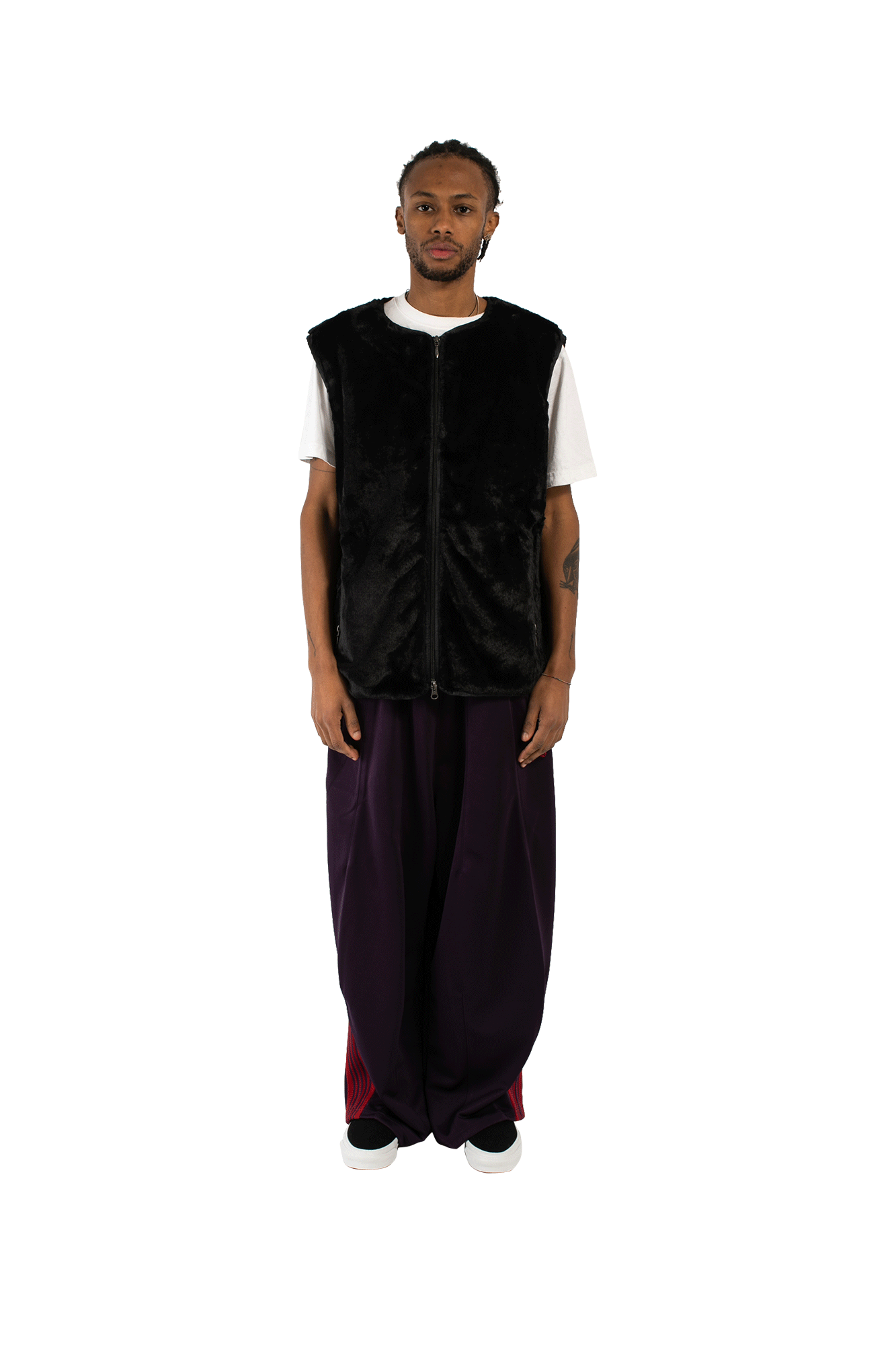 Micro Fur W.U. Piping Vest