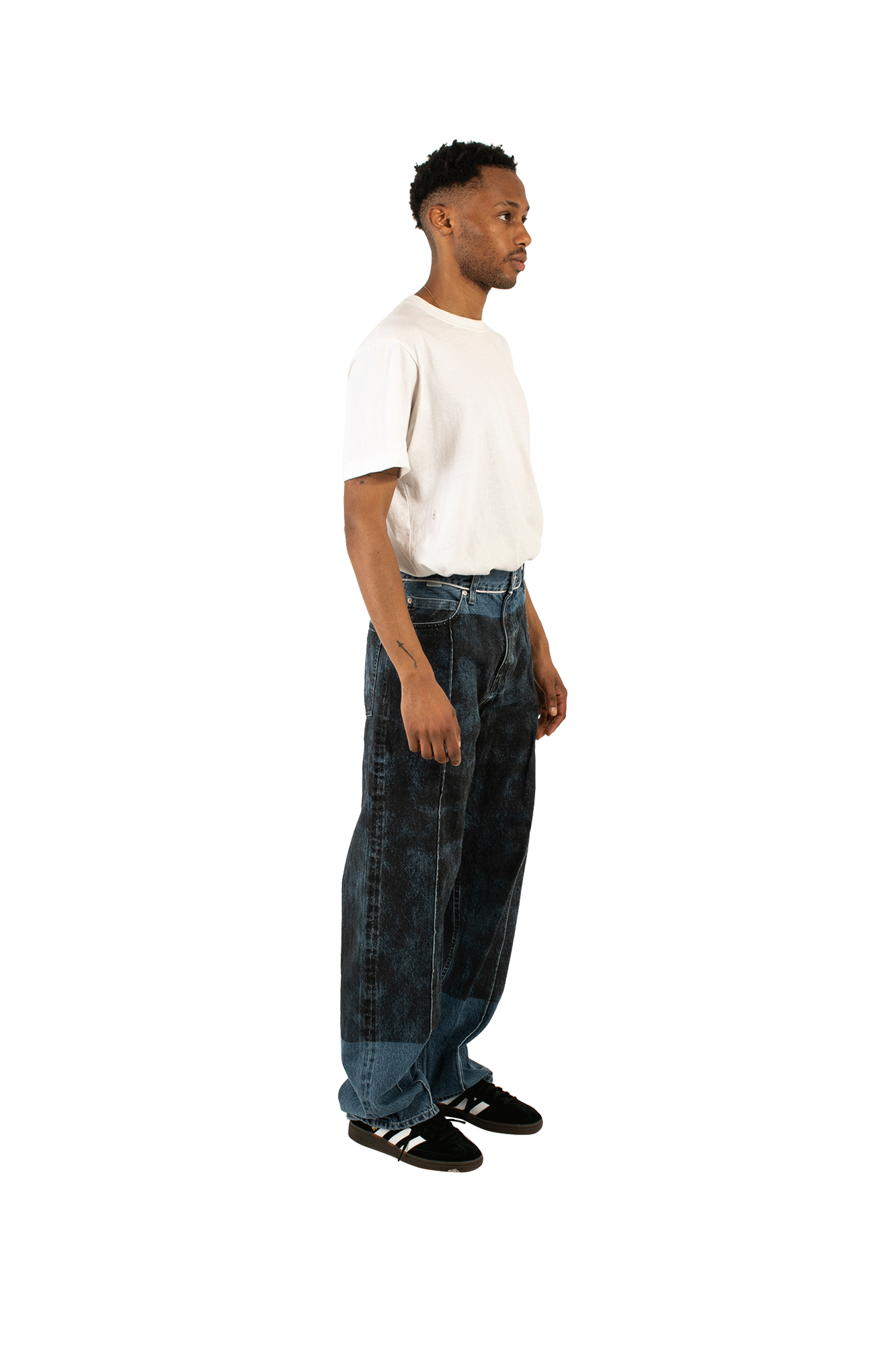 Hand Painted Wide Jeans