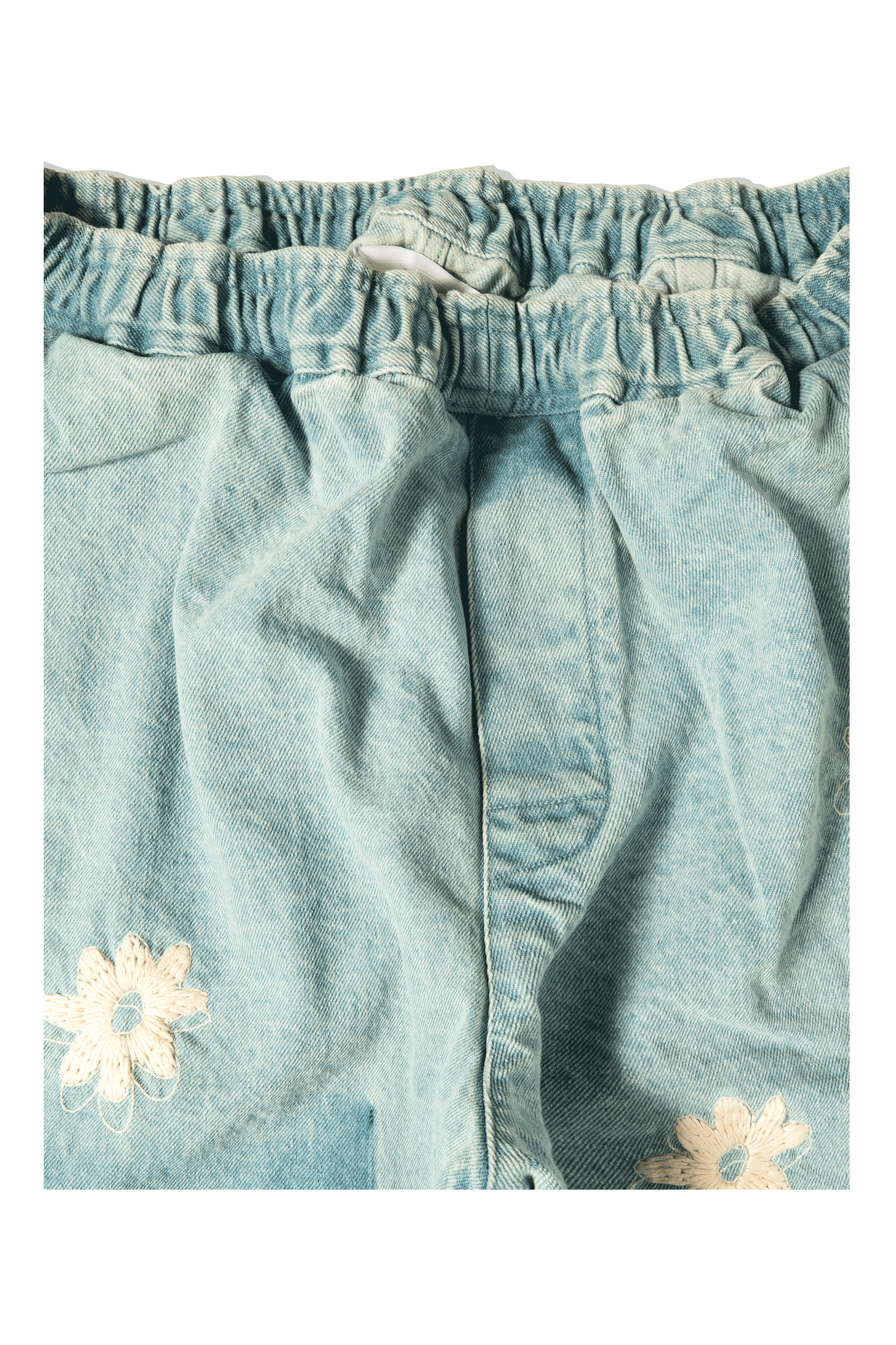 Flower Hand Embroidery Pants