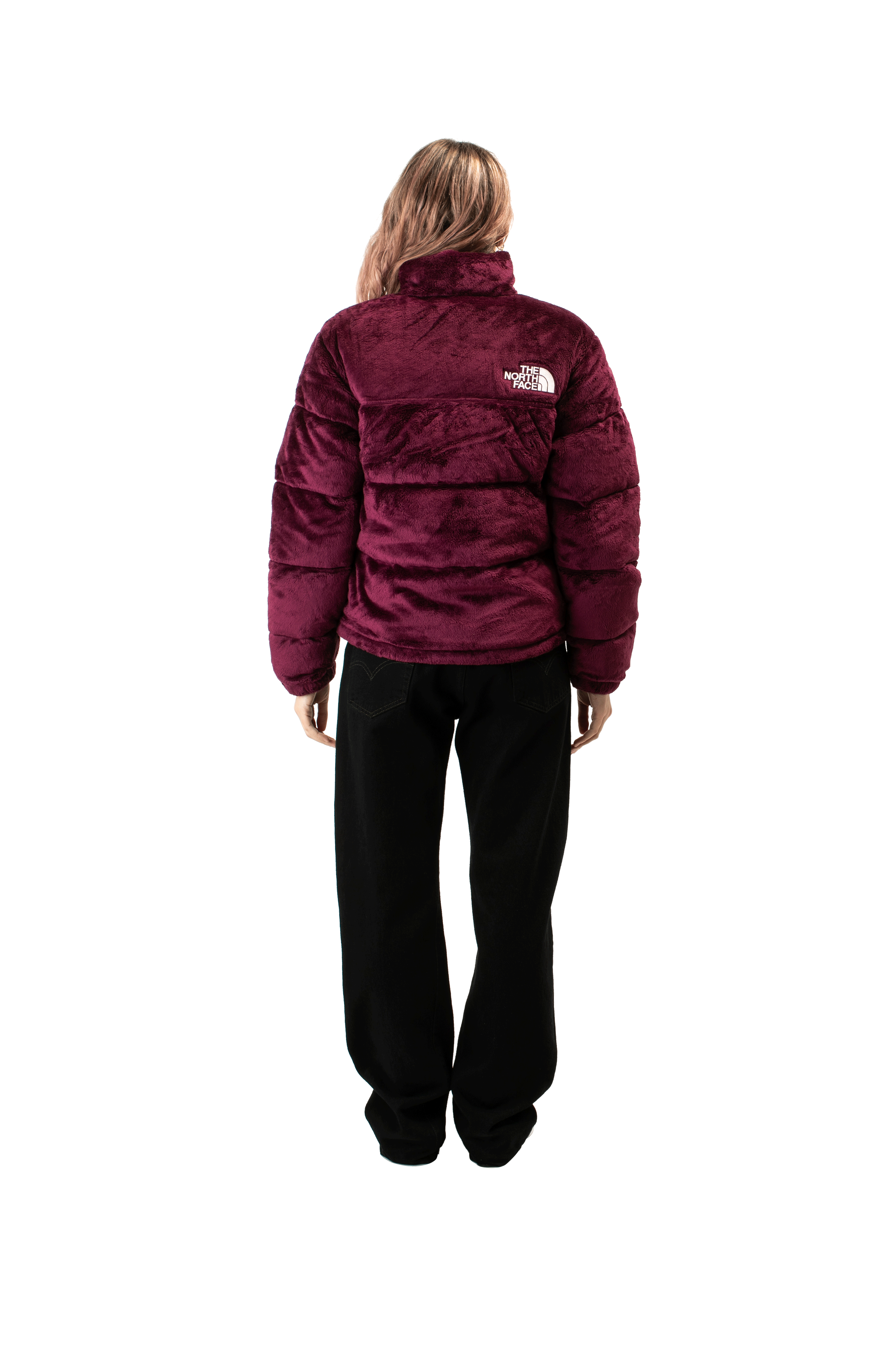 W Versa Velour Nuptse Jacket