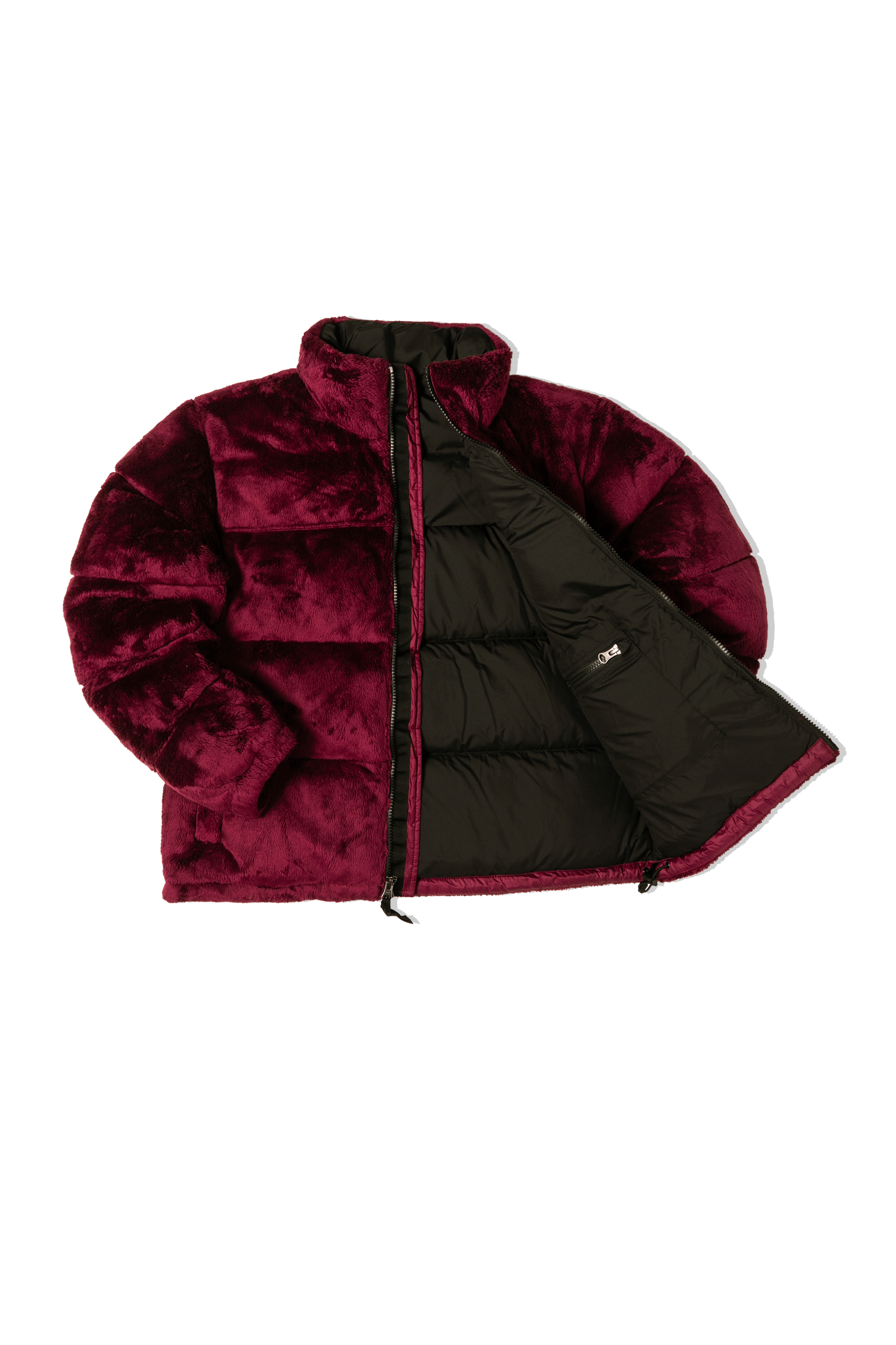 W Versa Velour Nuptse Jacket