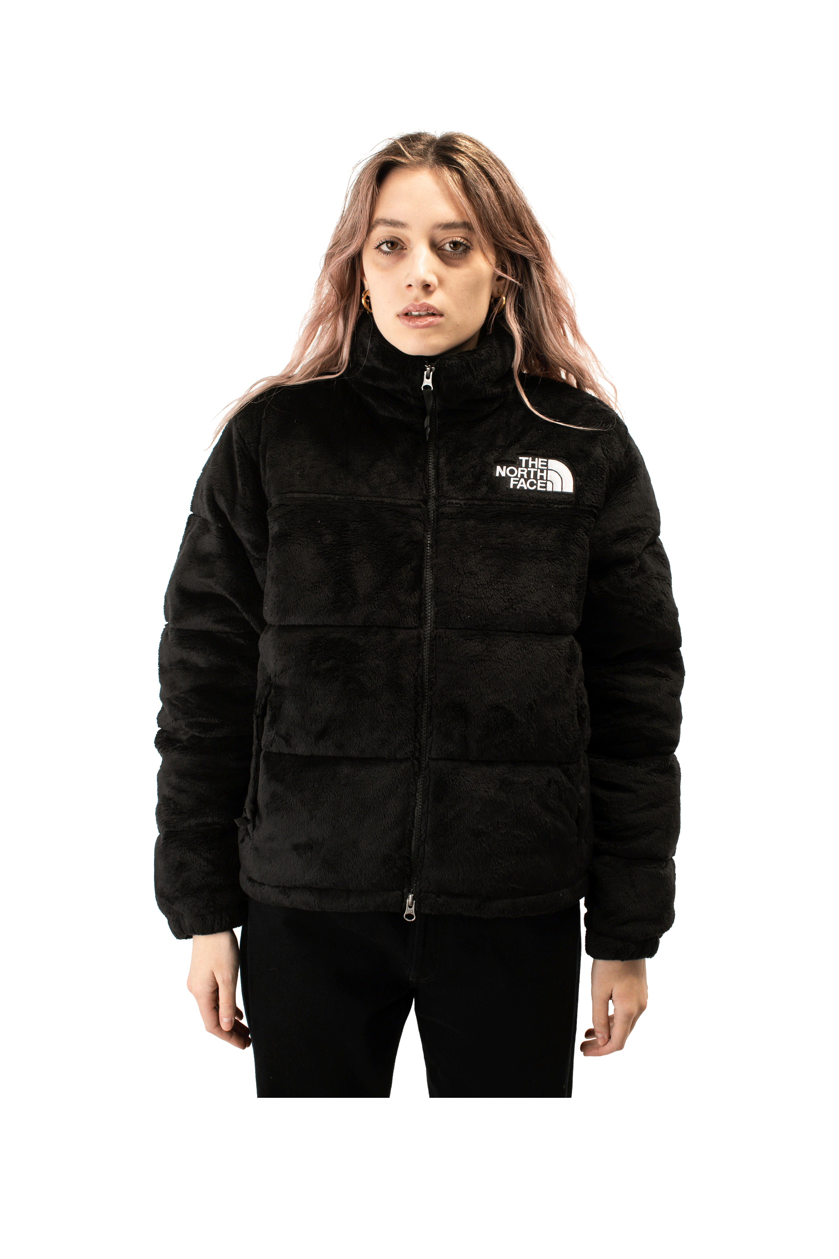 W Versa Velour Nuptse Jacket