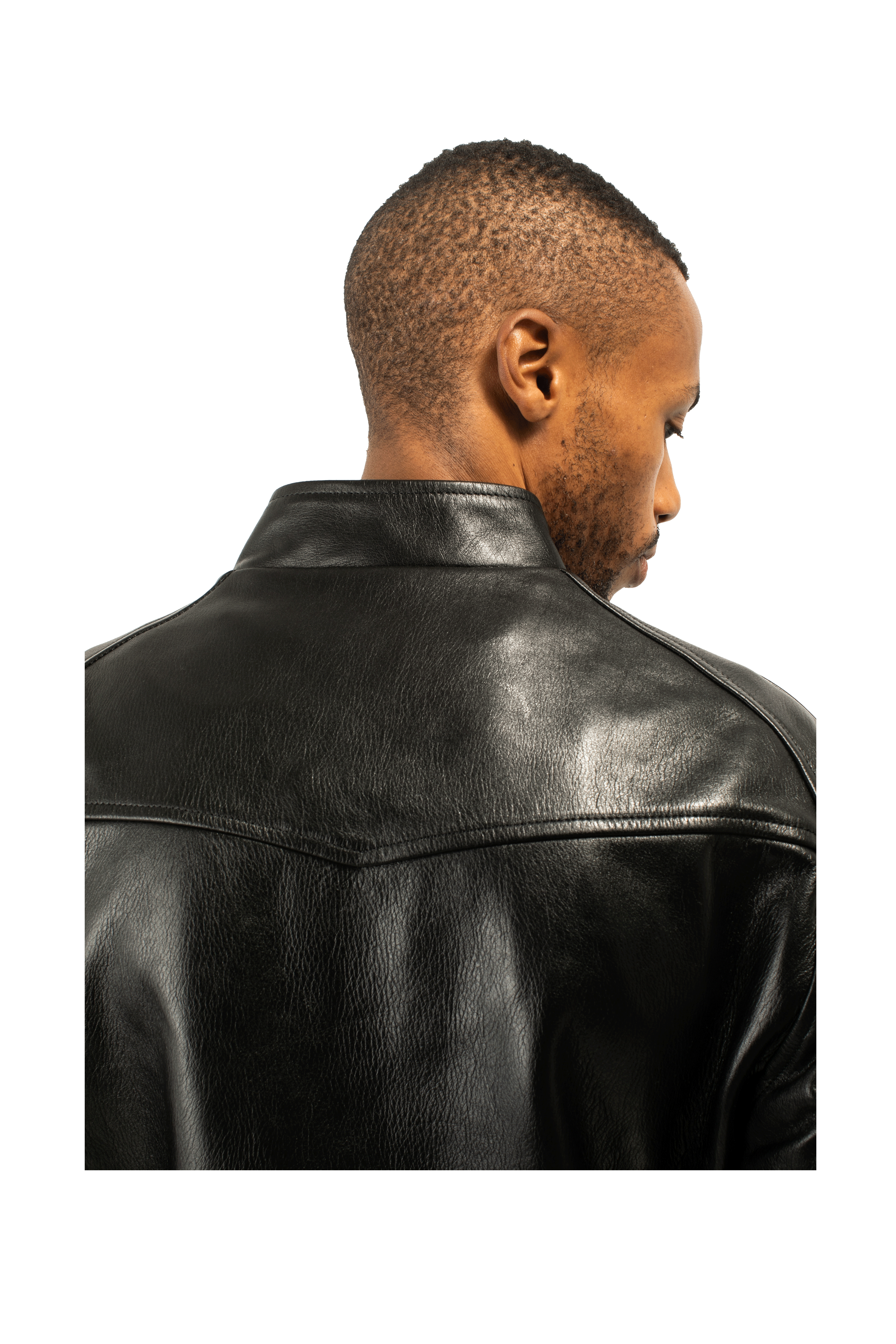 Cowhide Leather Letterman Jacket