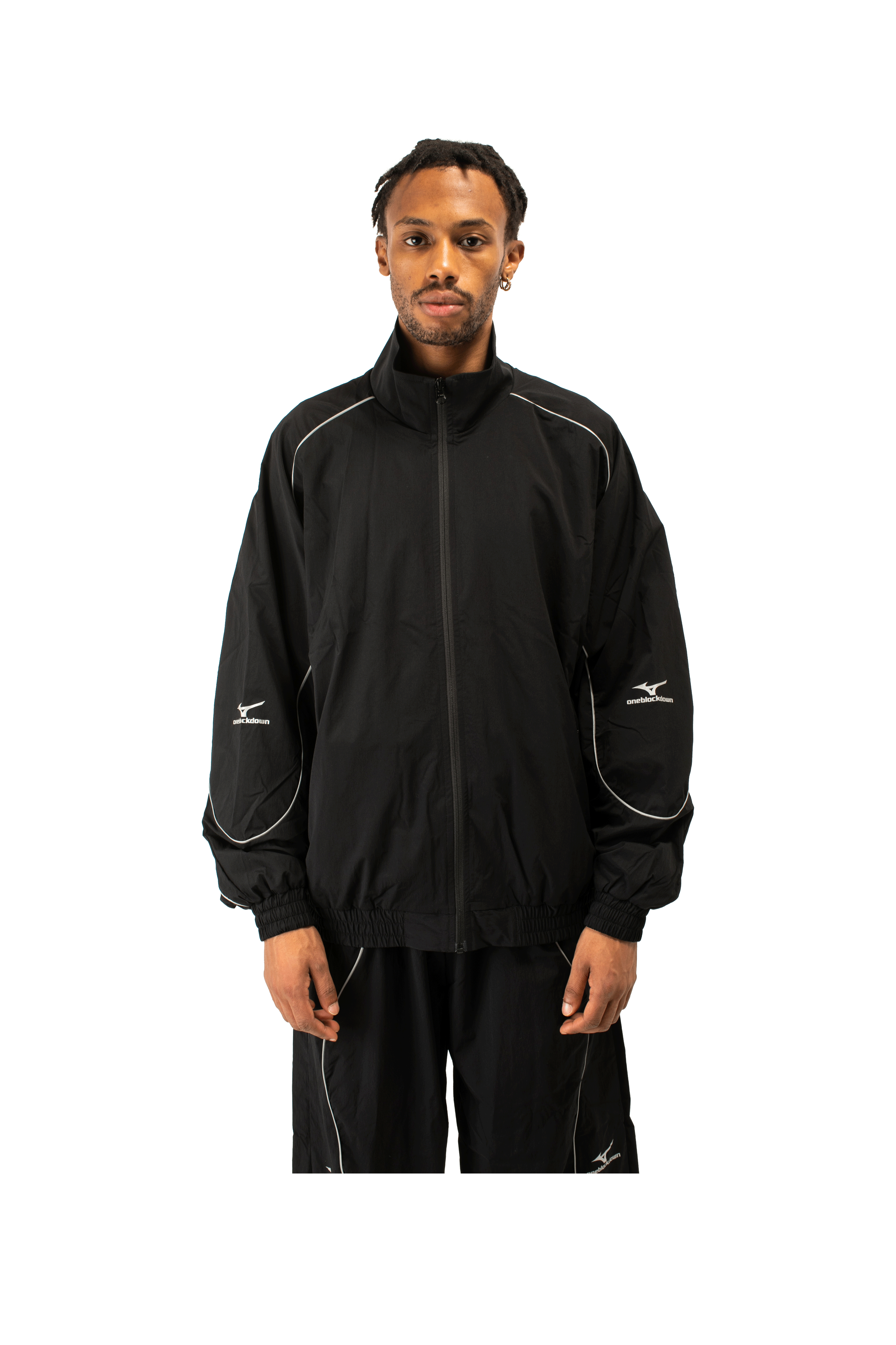 Flame Wave Tracksuit Jacket x One Block Down