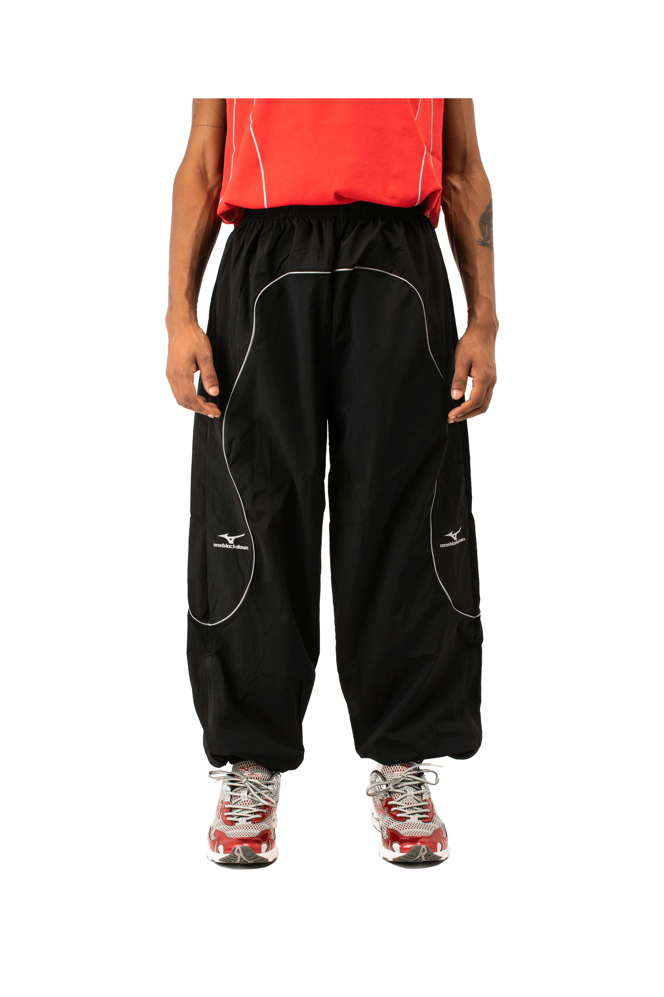 Flame Wave Tracksuit Pant x One Block Down