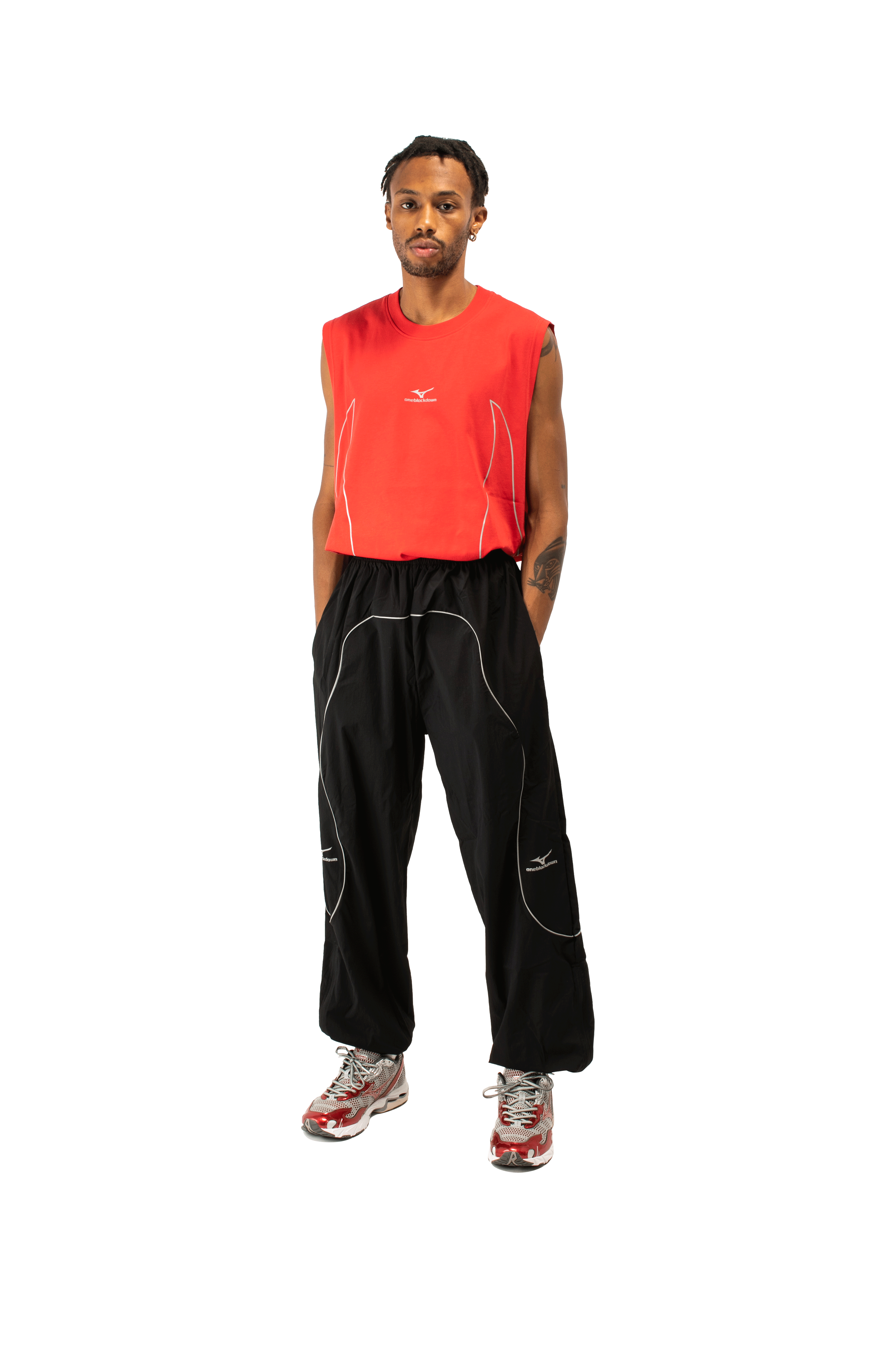 Flame Wave Tracksuit Pant x One Block Down