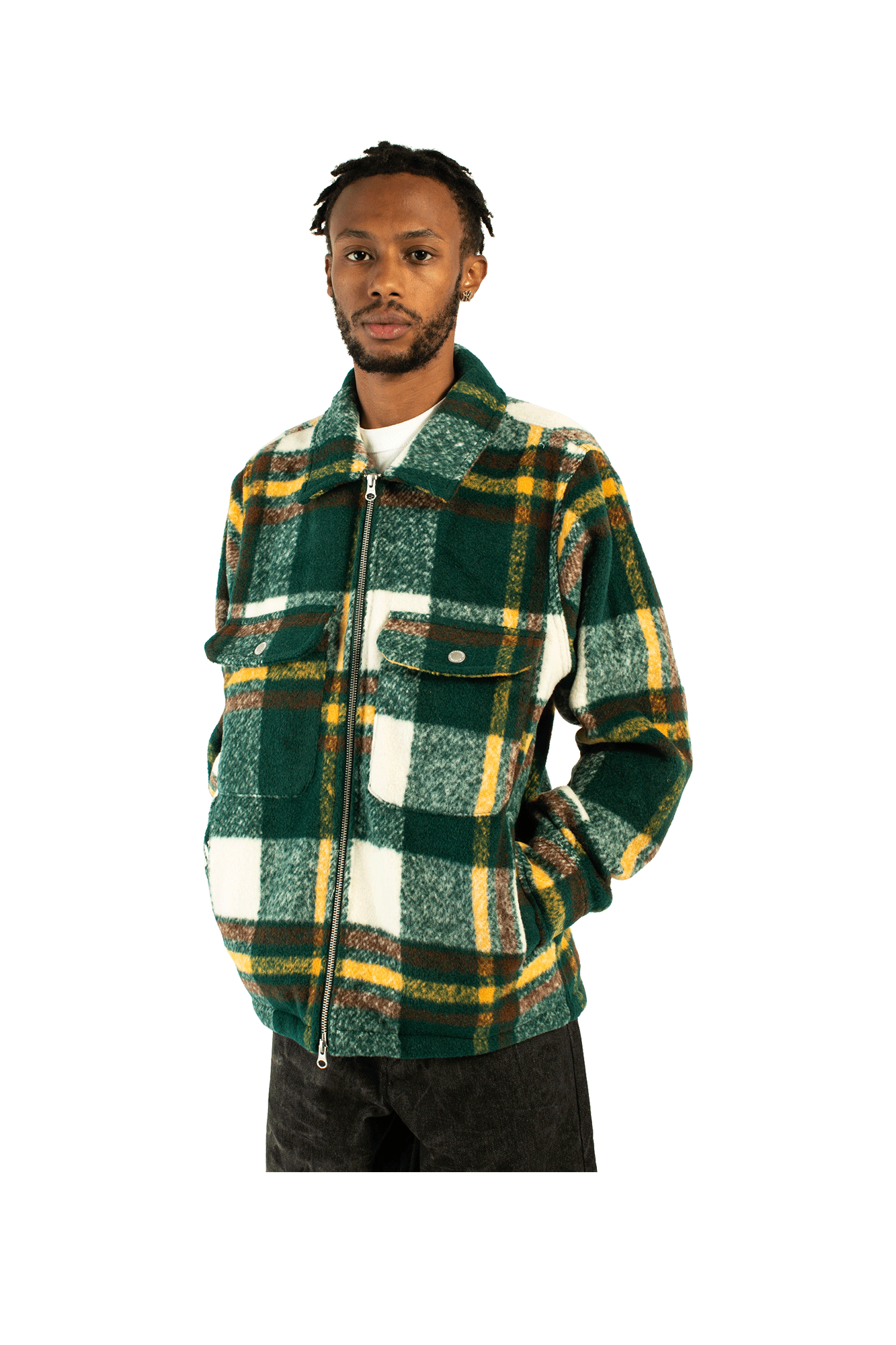 Folklore Plaid Work Jacket