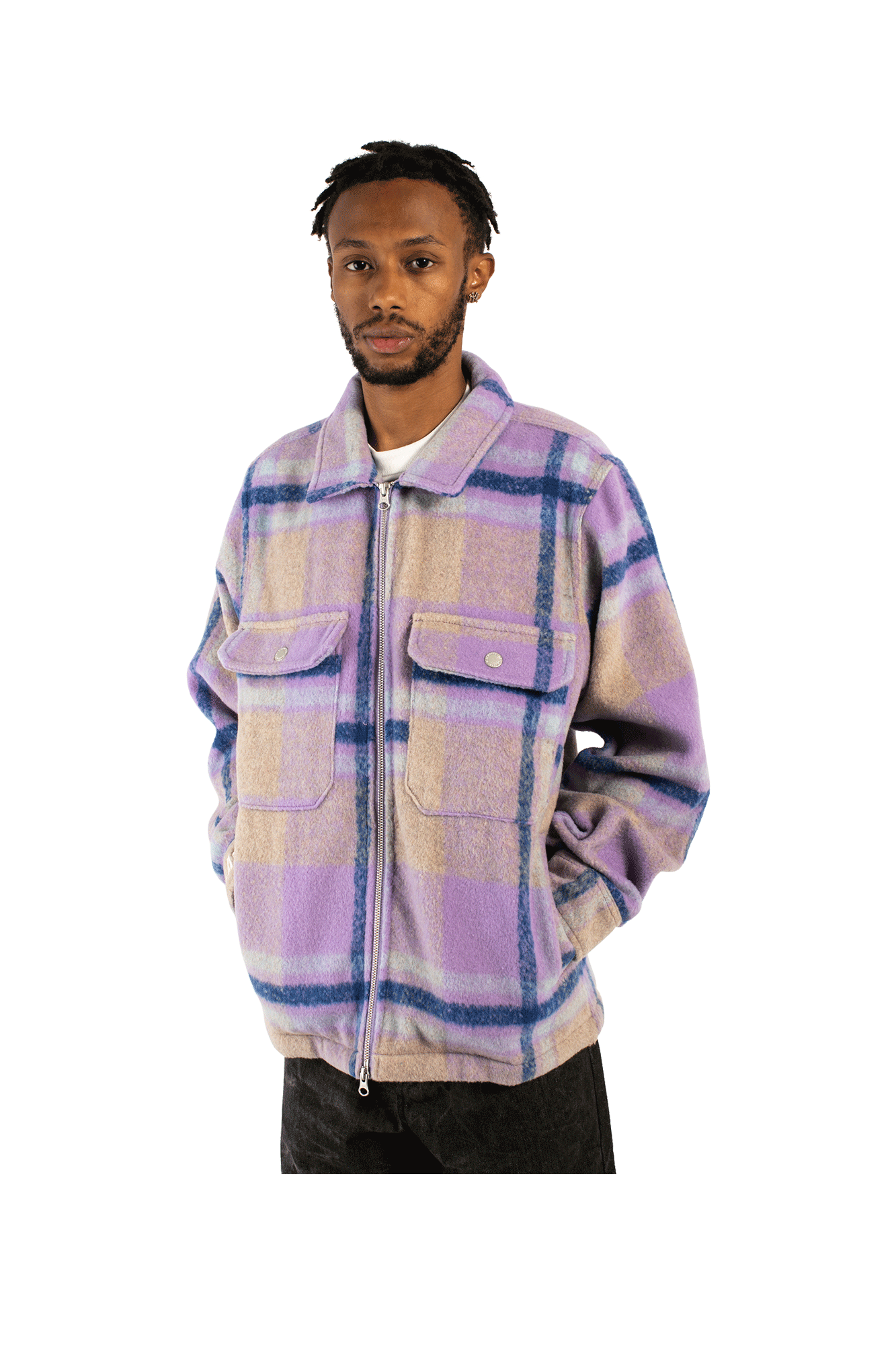 Folklore Plaid Work Jacket